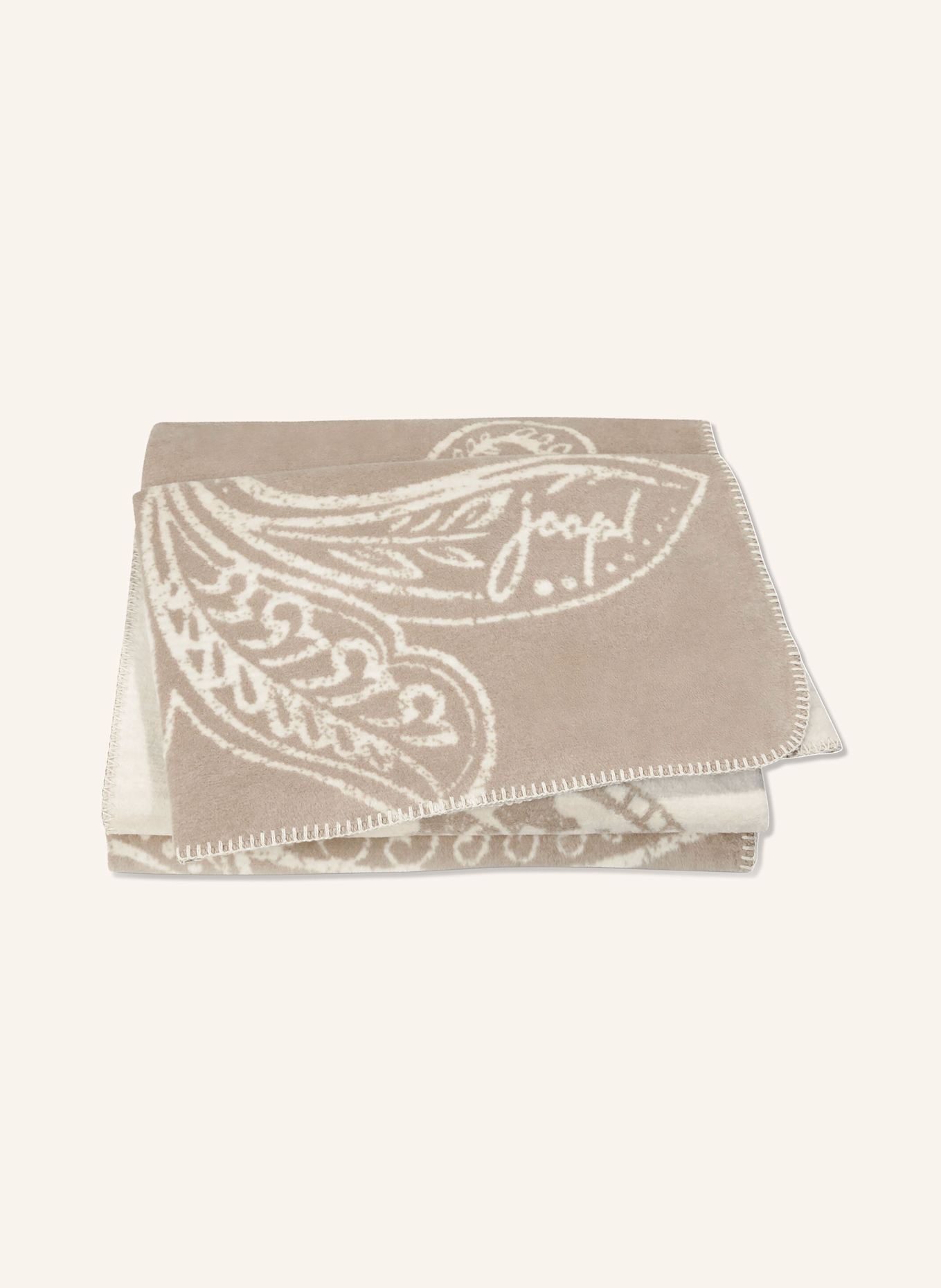 JOOP! Plaid JOOP! PAISLEY: HELLBRAUN / CREME