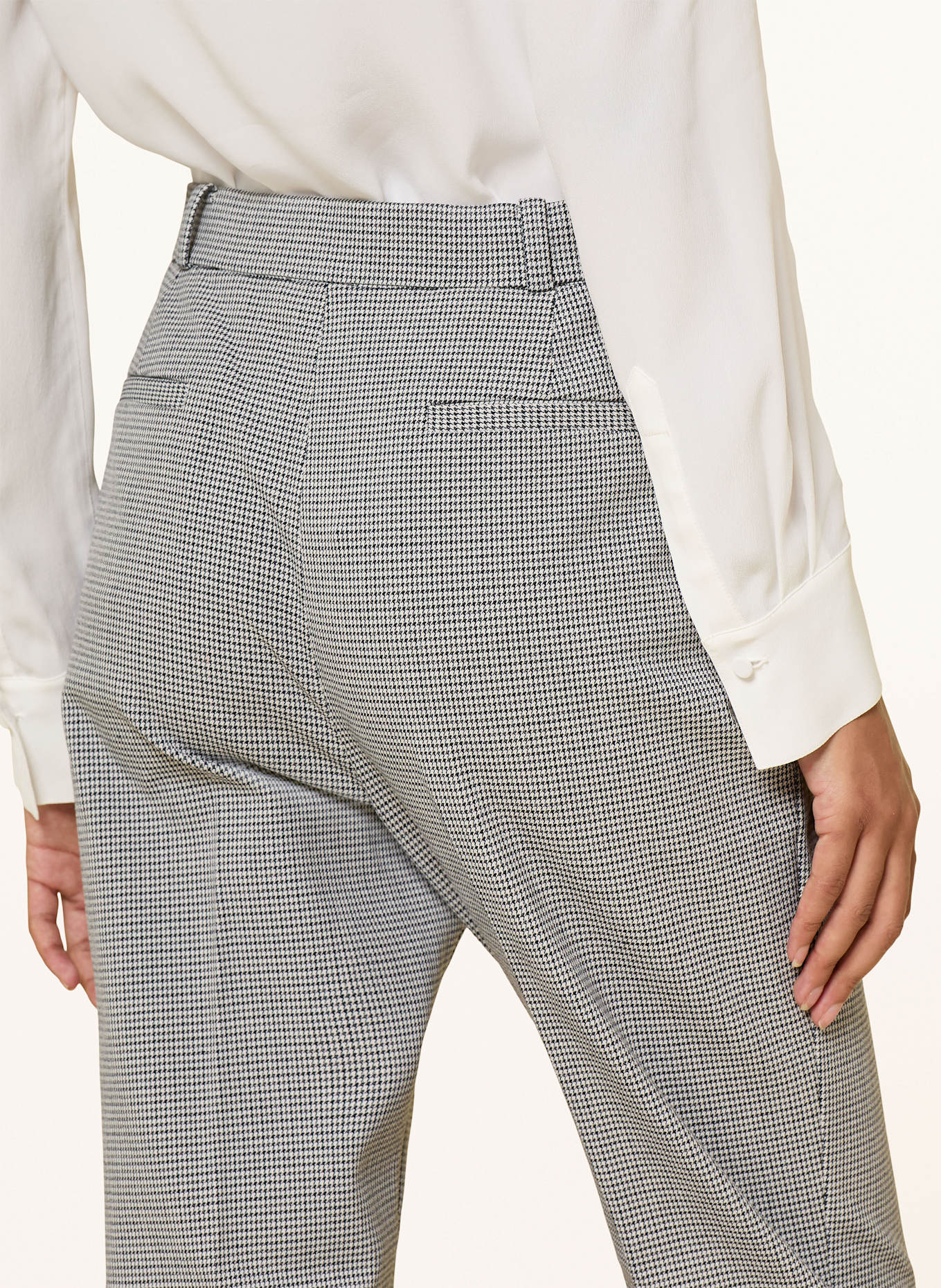 HOBBS Marlenehose MOIRA: SCHWARZ / WEISS