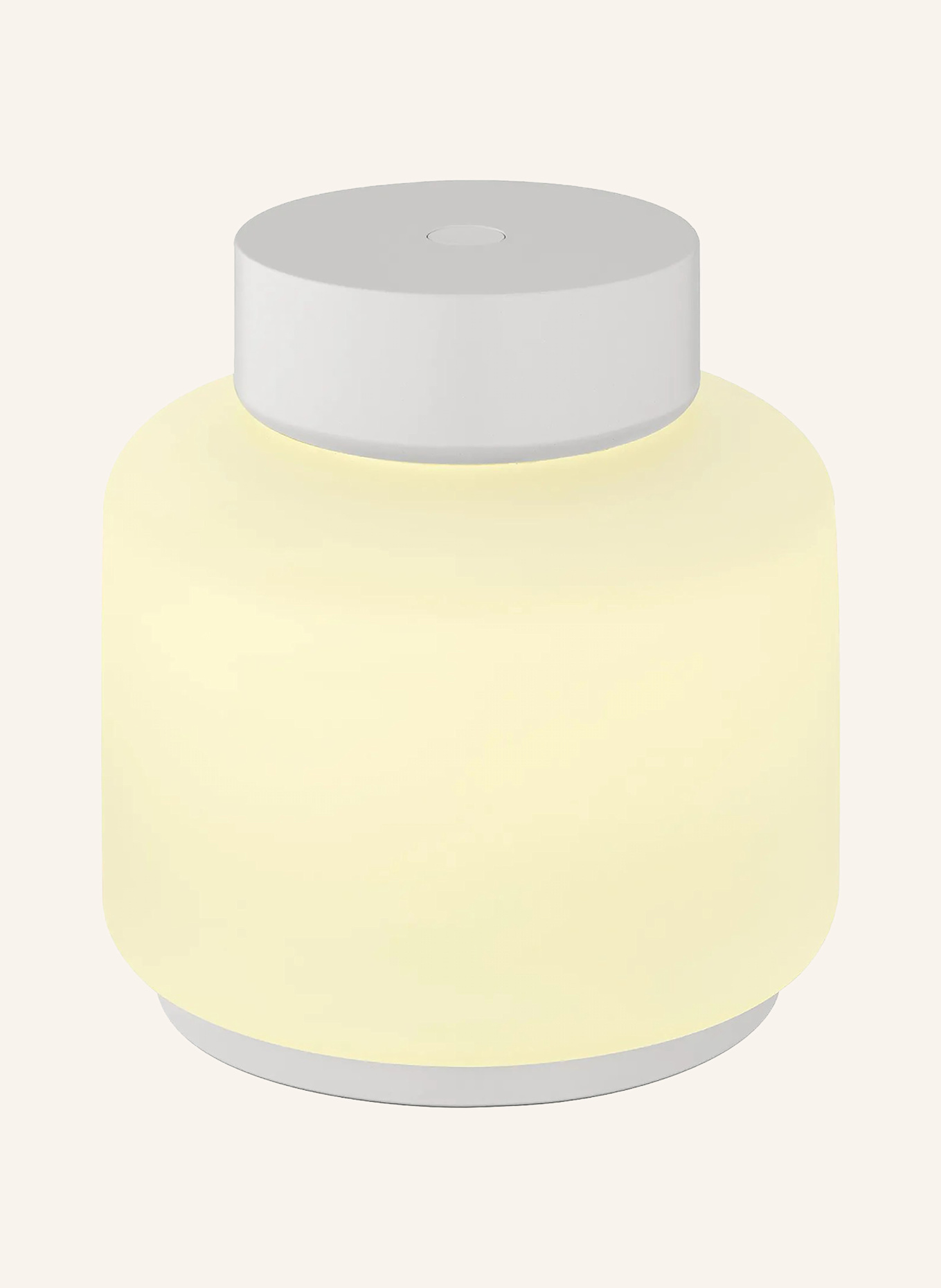 blomus Tischleuchte FAWN: HELLGRAU / CREME