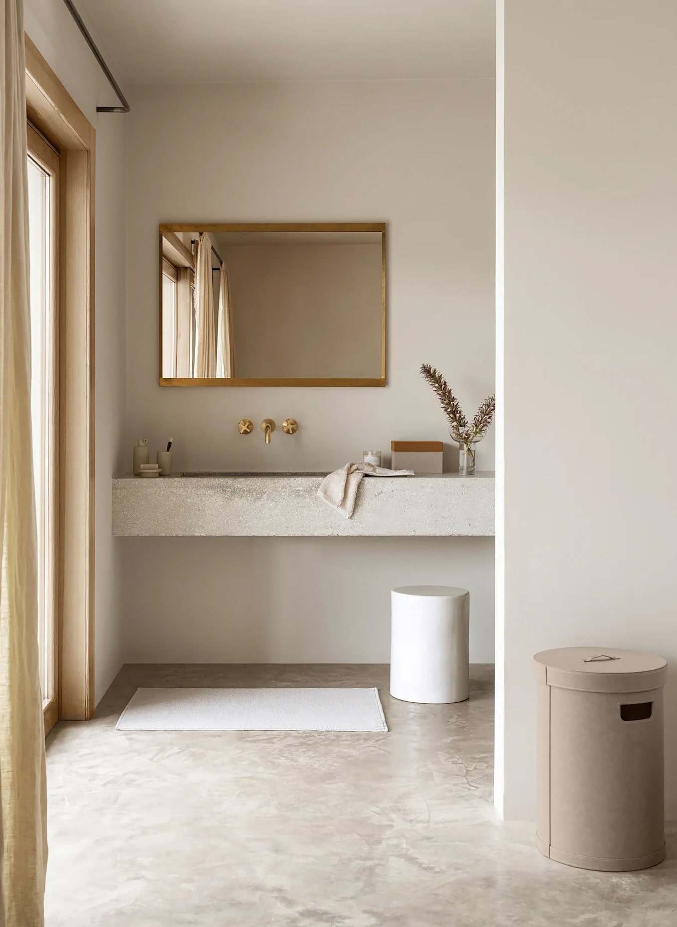 blomus Sitzhocker TORU: WEISS