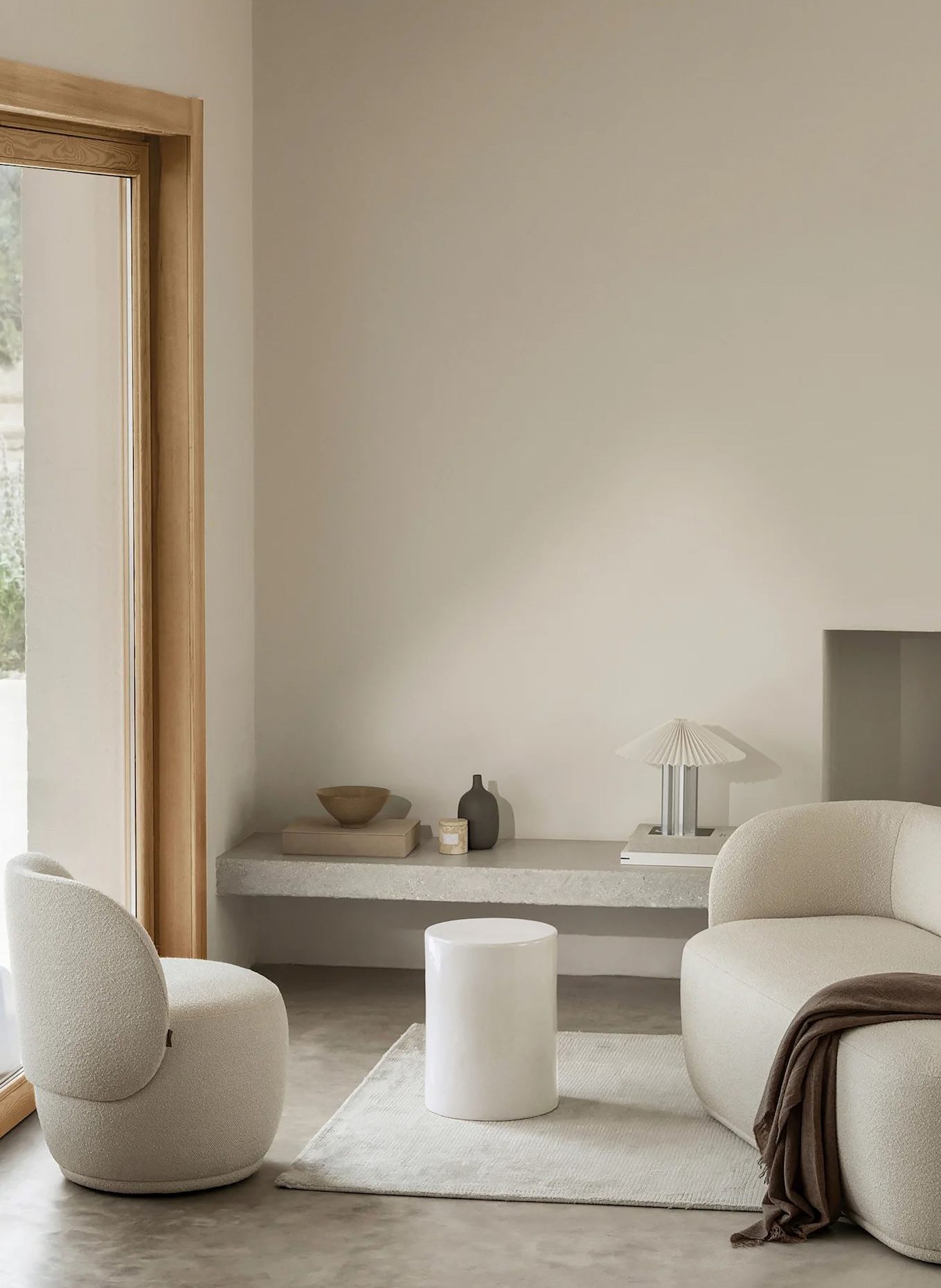 blomus Sitzhocker TORU: WEISS