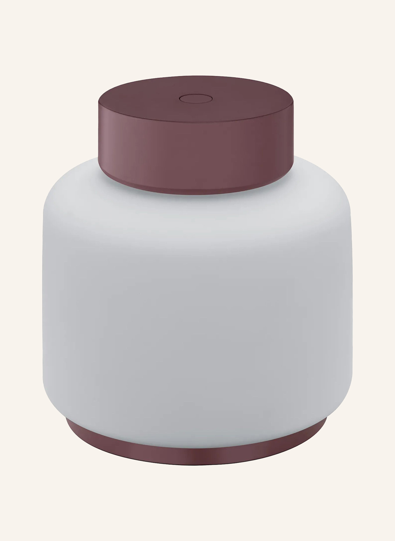 blomus Tischleuchte FAWN: DUNKELROT / CREME