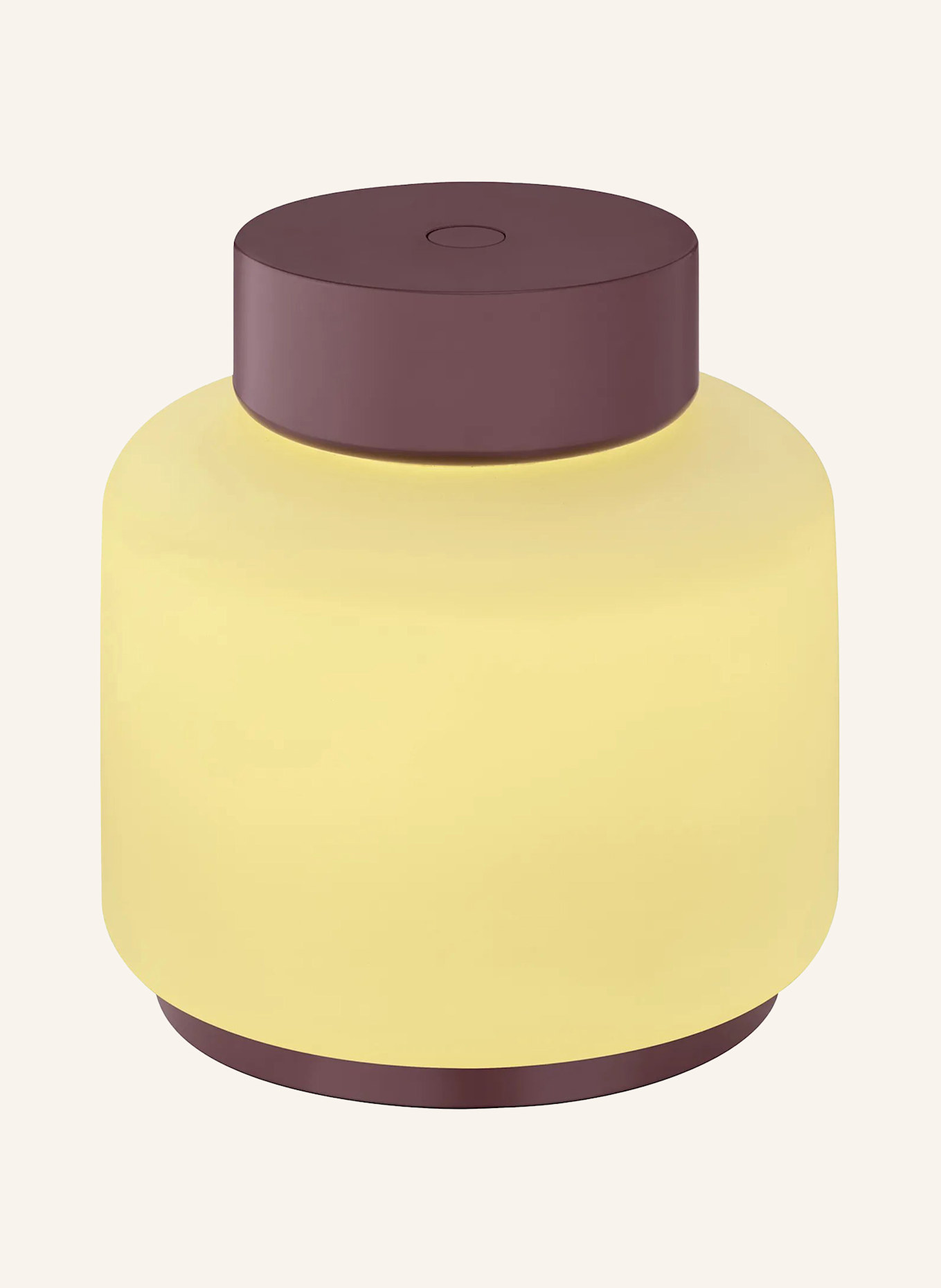 blomus Tischleuchte FAWN: DUNKELROT / CREME