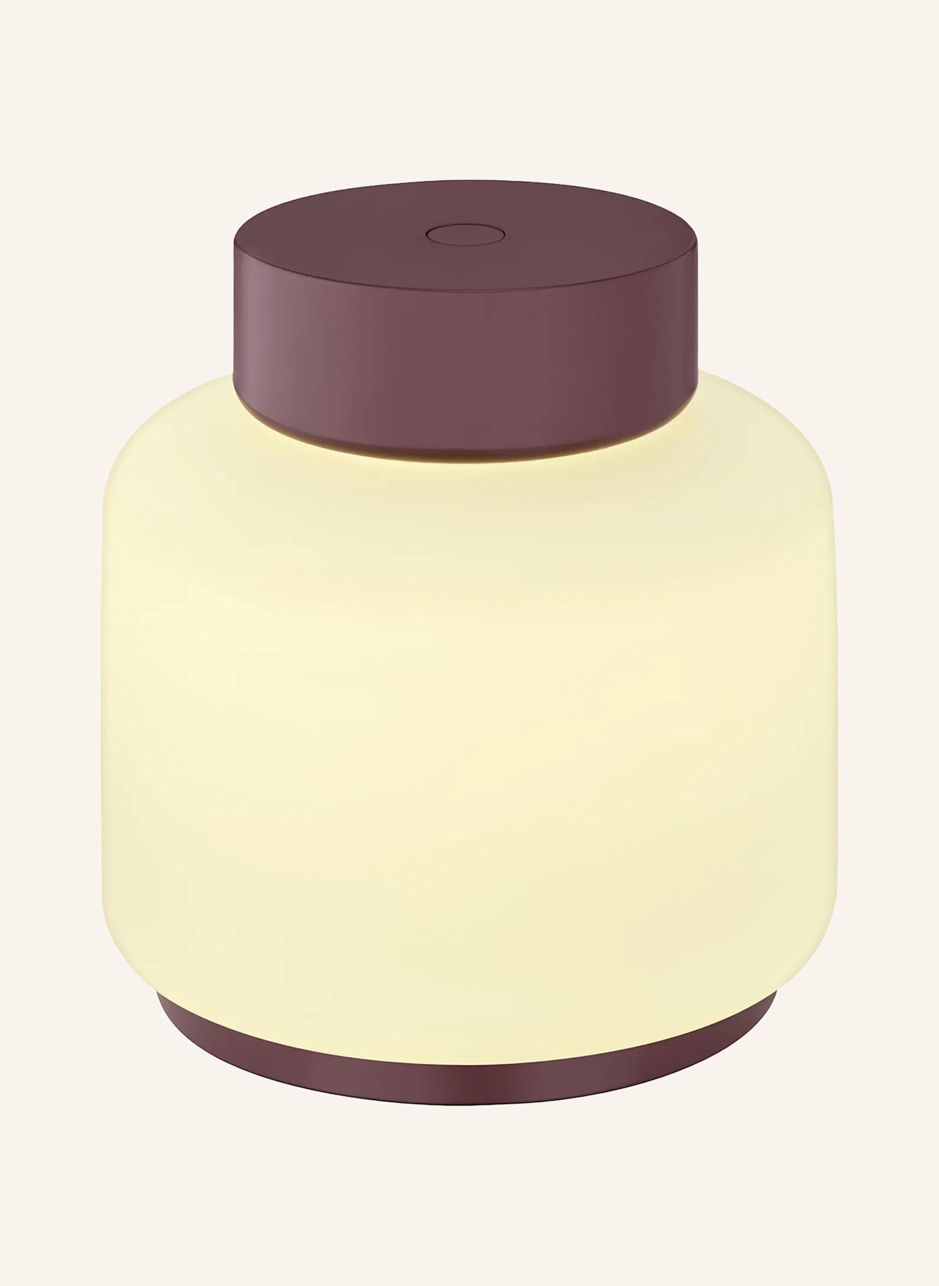 blomus Tischleuchte FAWN: DUNKELROT / CREME