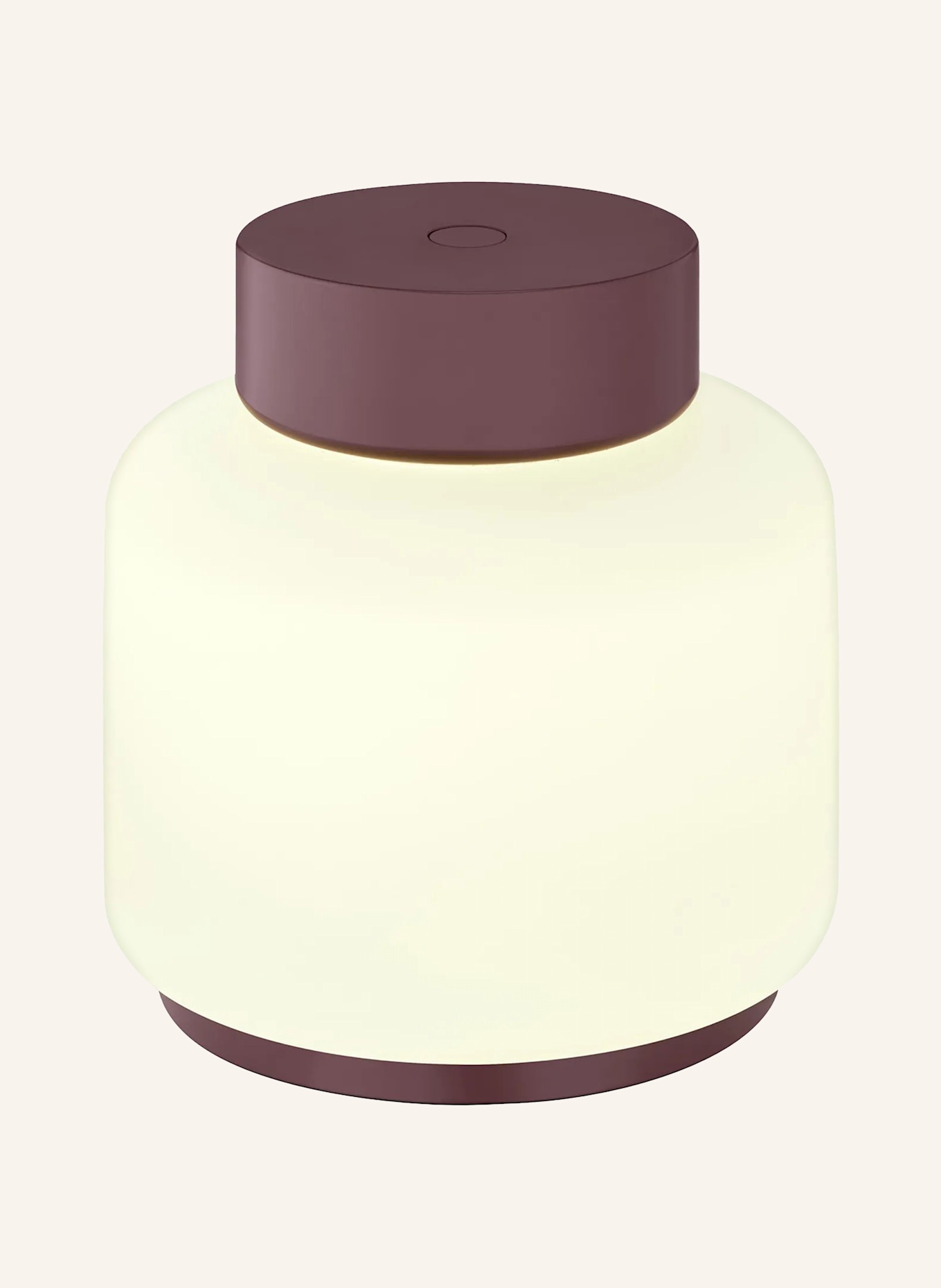 blomus Tischleuchte FAWN: DUNKELROT / CREME