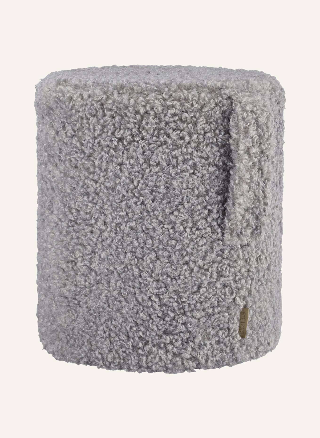 blomus Pouf TEDDY: GRAU