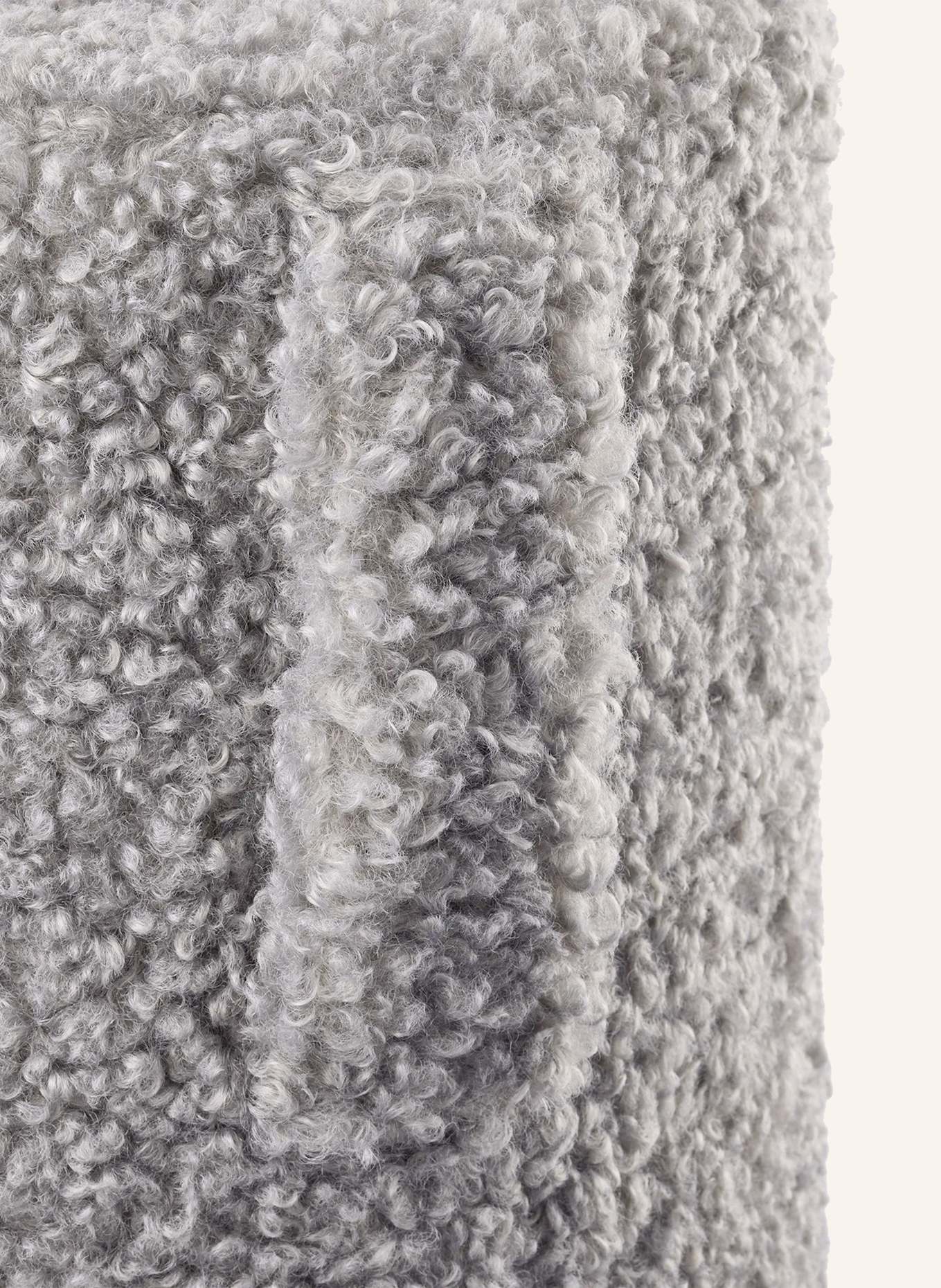 blomus Pouf TEDDY: GRAU