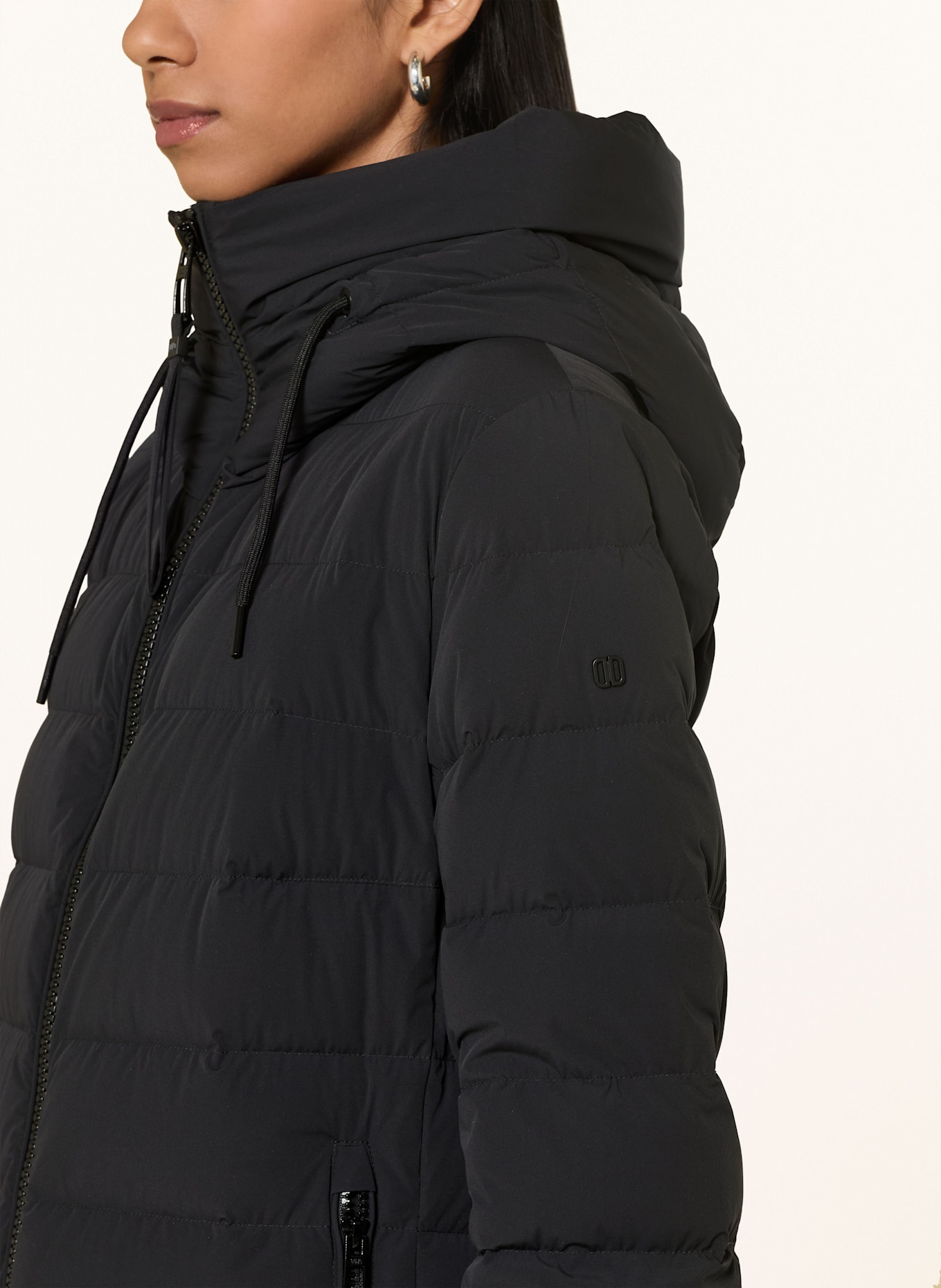 DUNO Daunenmantel ANNIE LICOSA: SCHWARZ