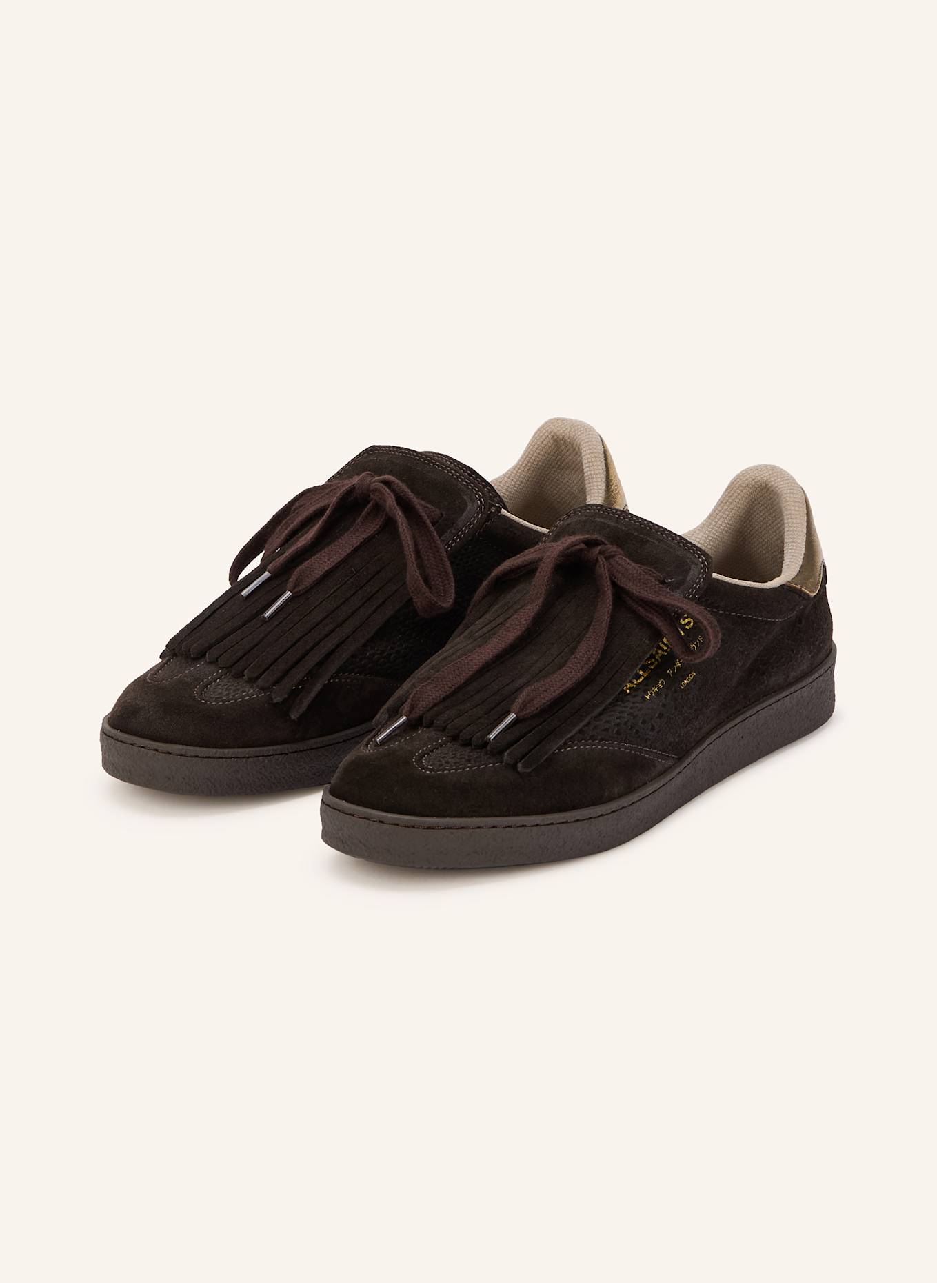 ALLSAINTS Sneaker THELMA FRINGE: DUNKELBRAUN