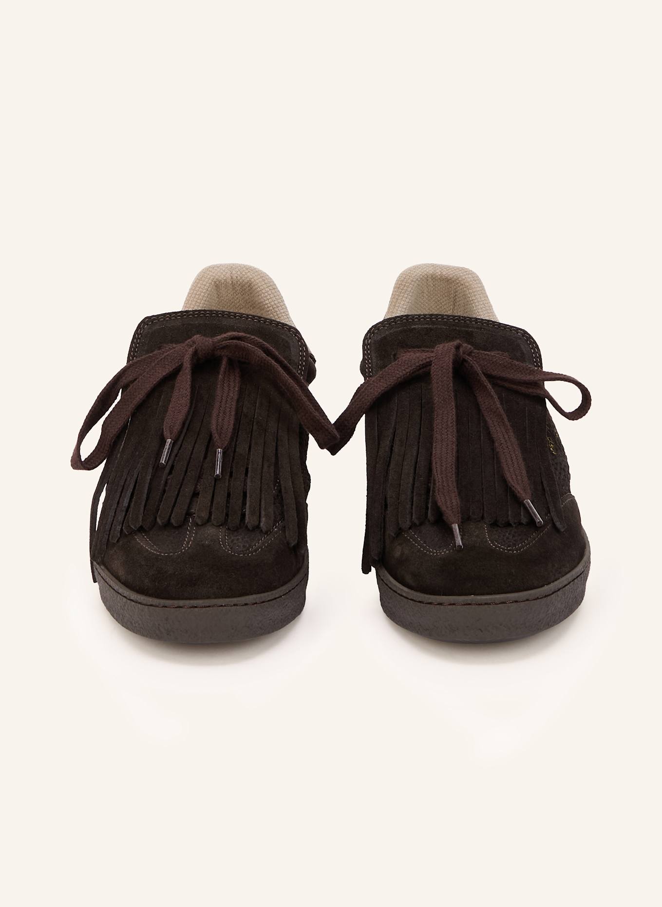 ALLSAINTS Sneaker THELMA FRINGE: DUNKELBRAUN