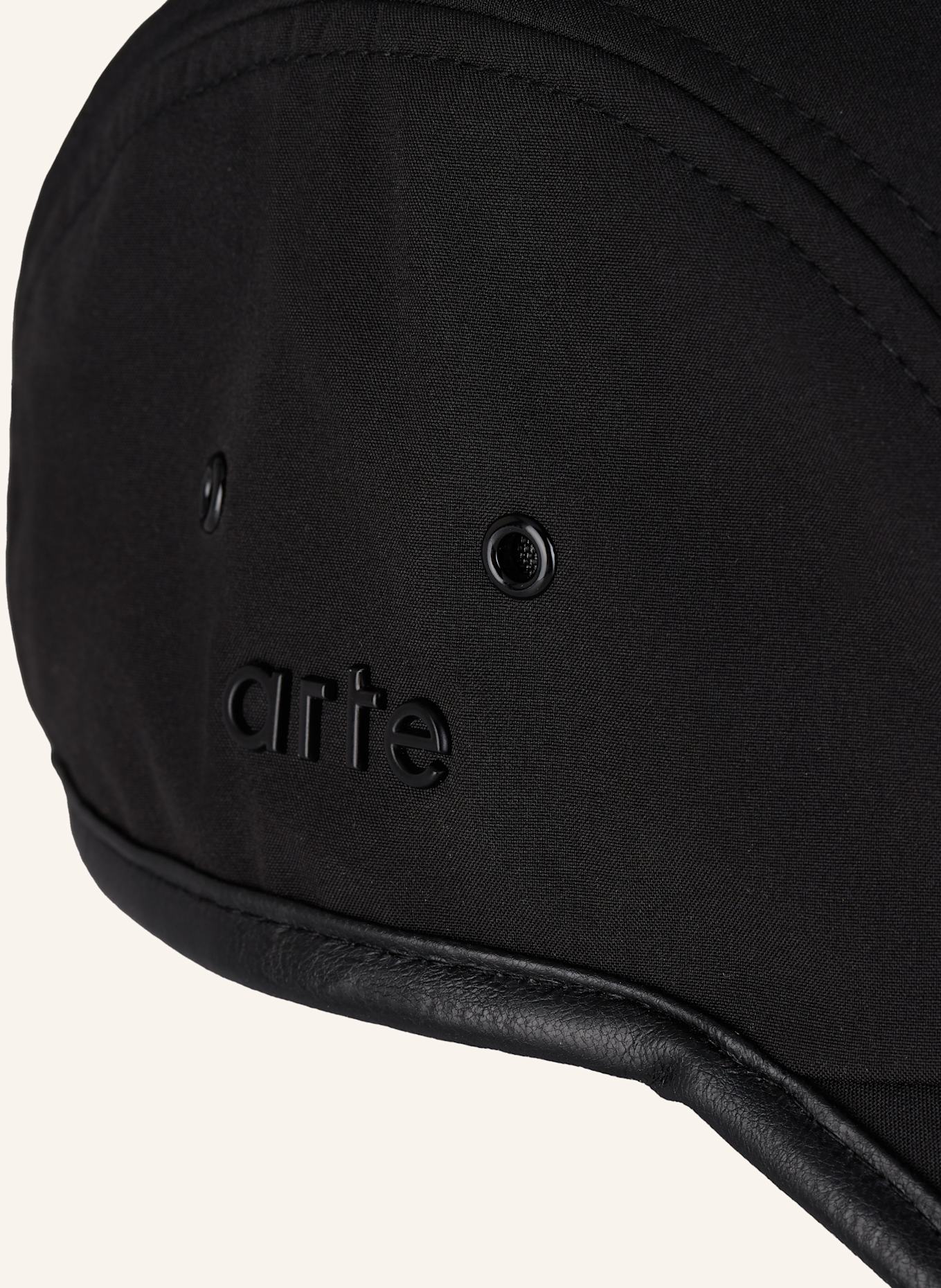 Arte Antwerp Cap: SCHWARZ