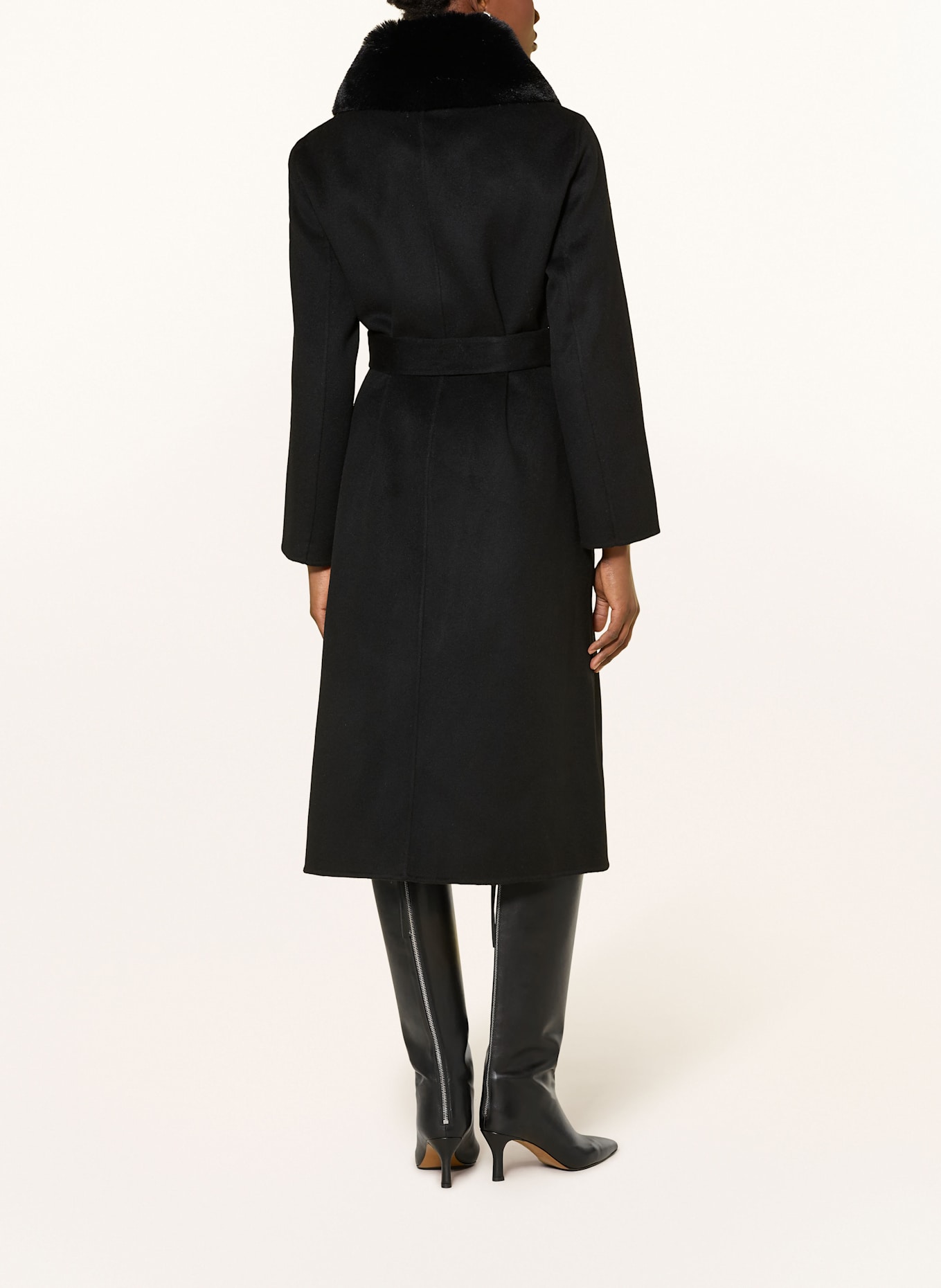 maje Wollmantel: SCHWARZ