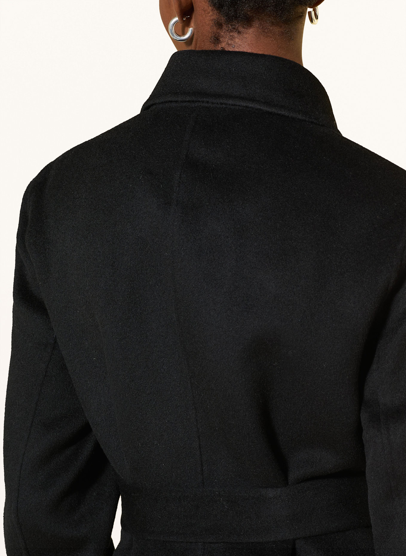 maje Wollmantel: SCHWARZ