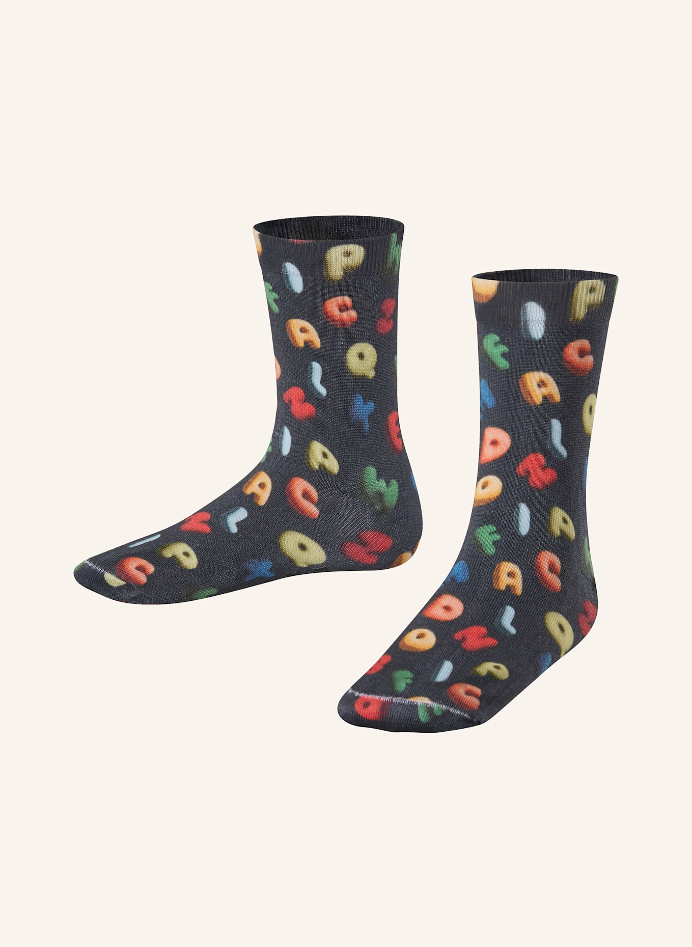 FALKE Socken COLOURFUL ALPHABET: 6116 SPACE BLUE