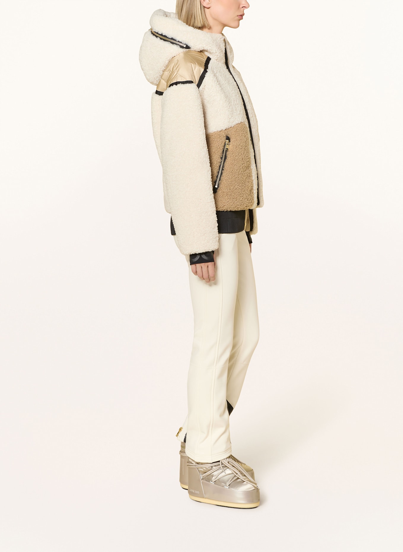 BOGNER Daunen-Skijacke KORA: BEIGE / HELLBRAUN / CREME