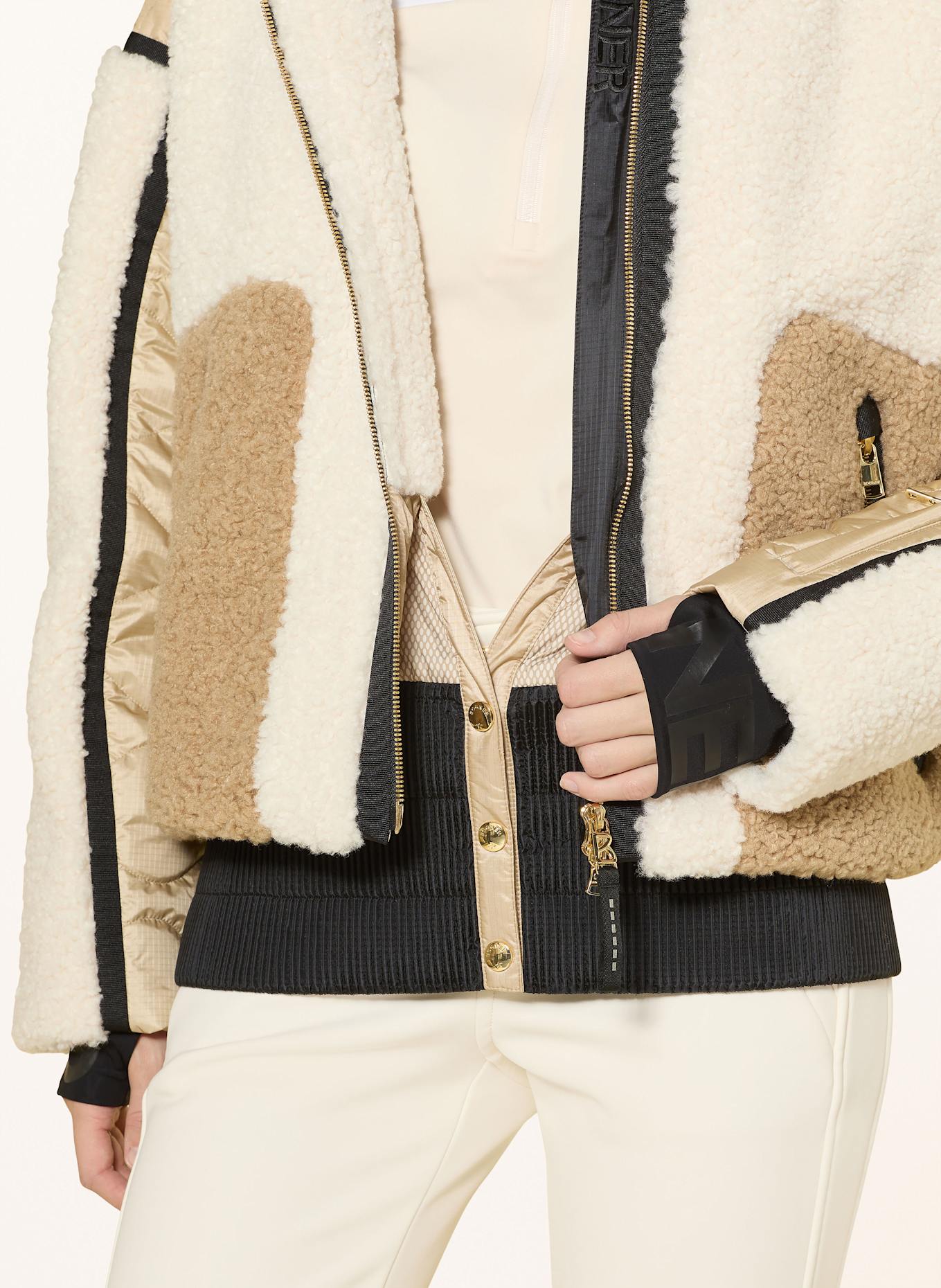 BOGNER Daunen-Skijacke KORA: BEIGE / HELLBRAUN / CREME