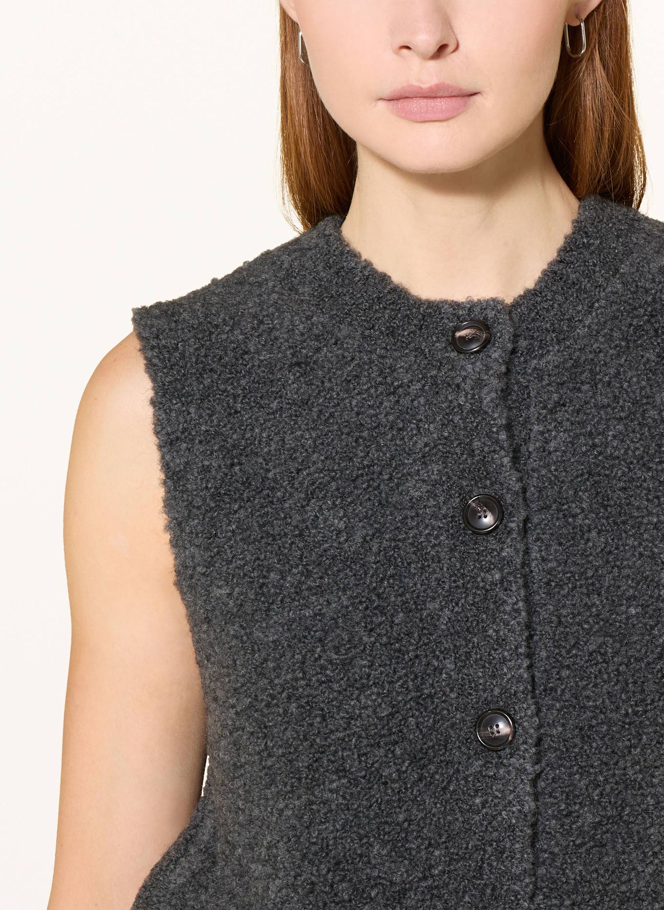 Marc O'Polo Strickweste: DUNKELGRAU