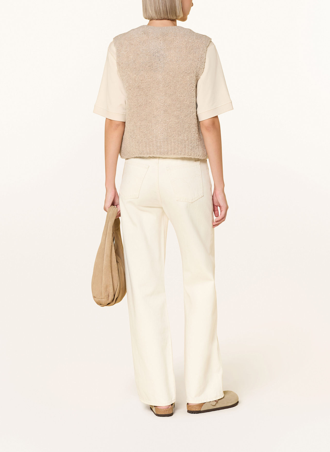 Marc O'Polo Strickweste: BEIGE