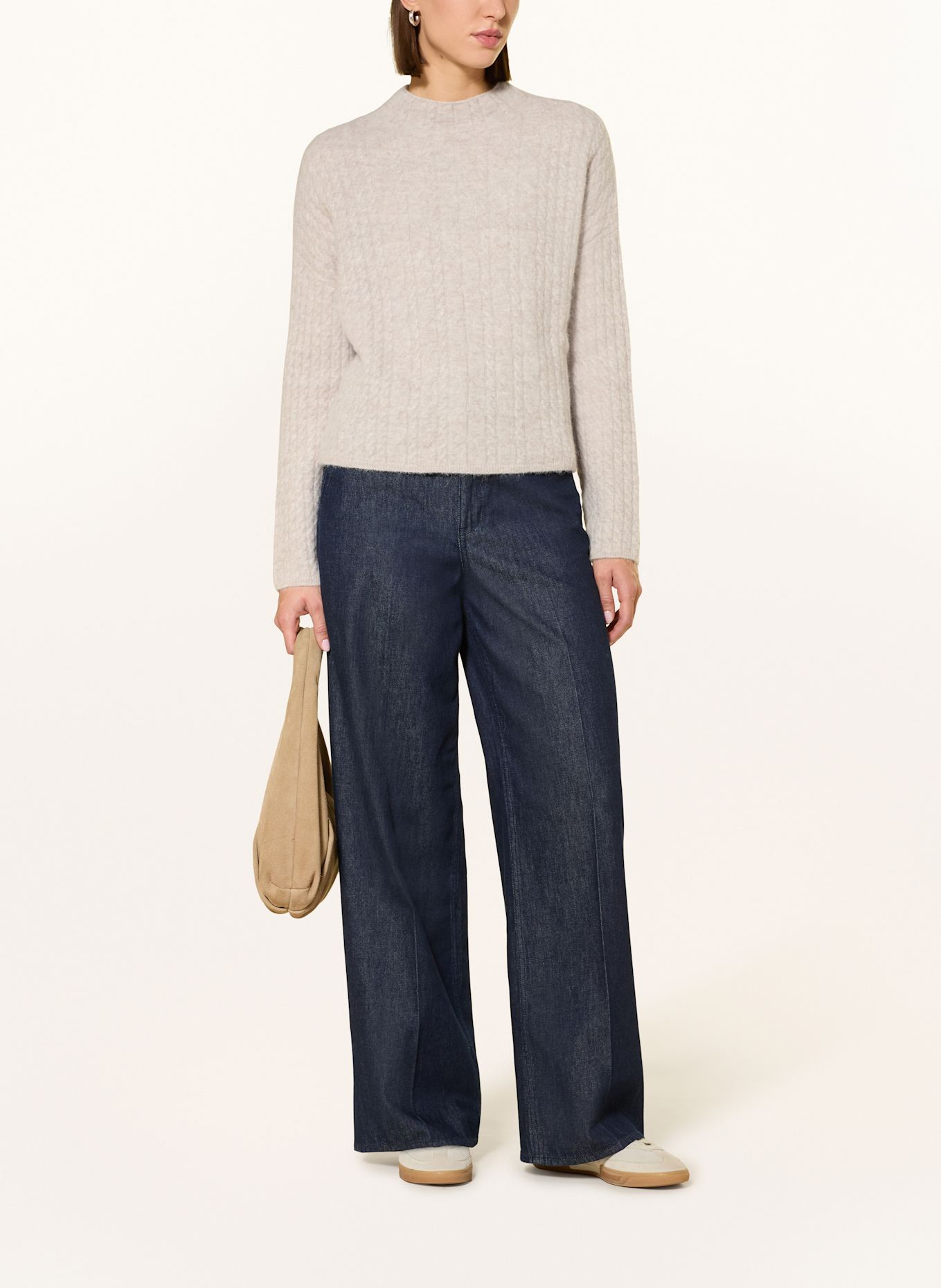 Marc O'Polo Pullover mit Alpaka: HELLBRAUN