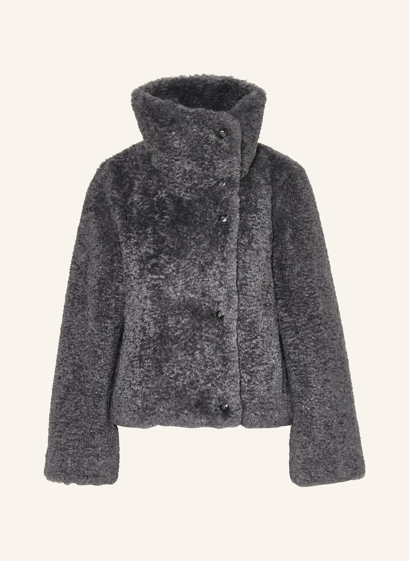 Marc O'Polo Teddyfell-Jacke: GRAU