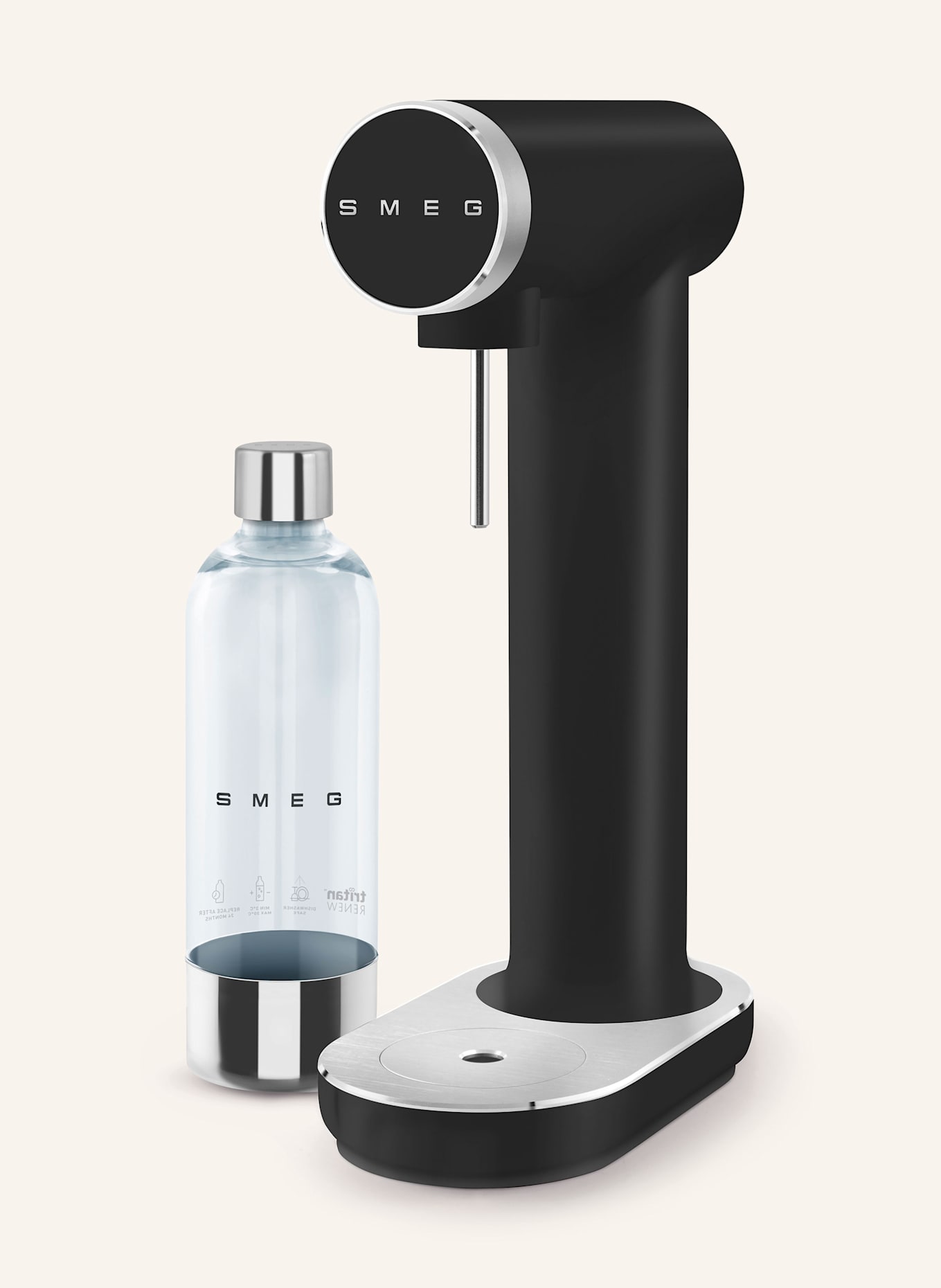 SMEG Wassersprudler SKC01BLM: SCHWARZ