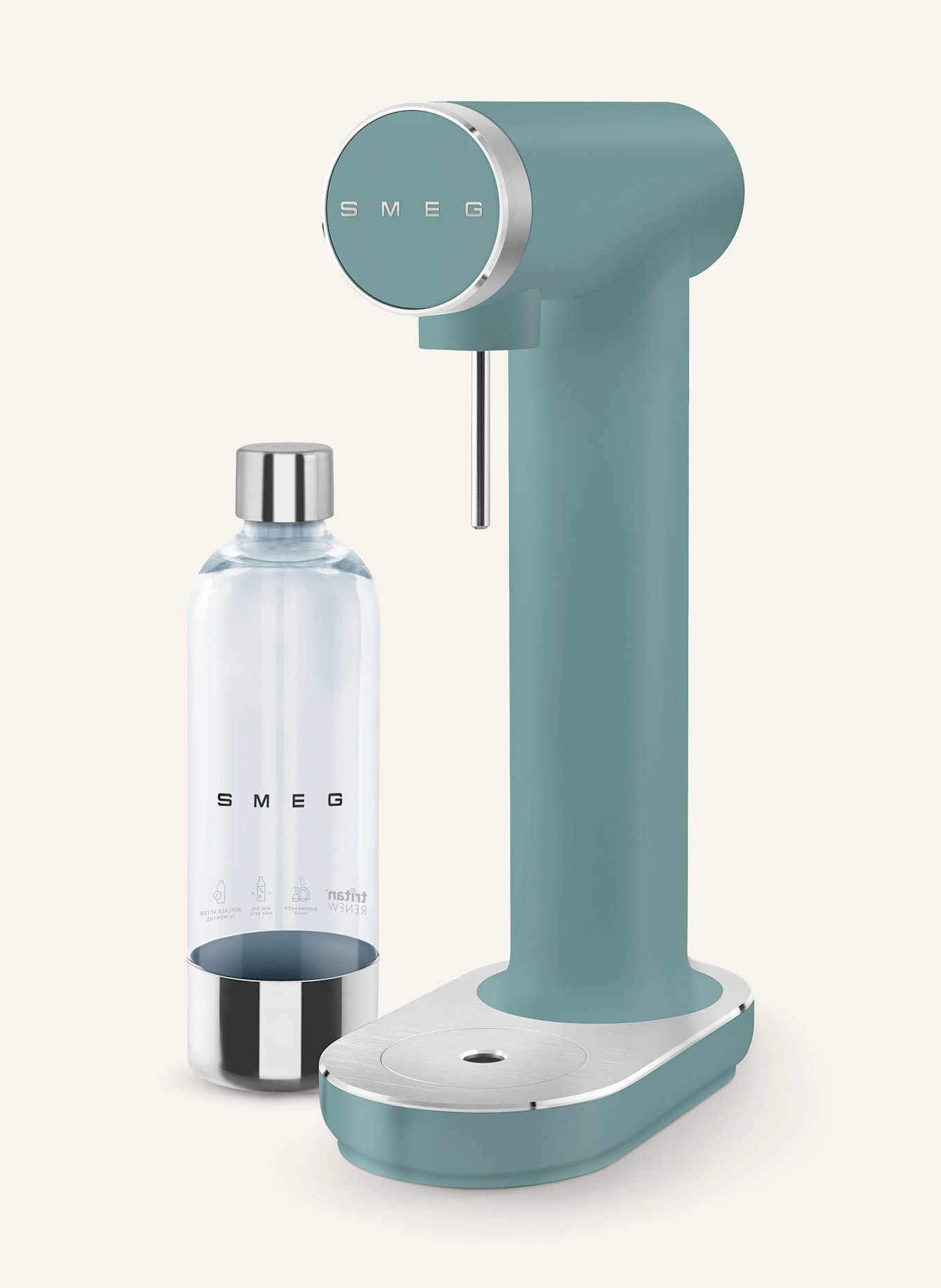 SMEG Water bubbler SKC01BLM: TEAL / WHITE