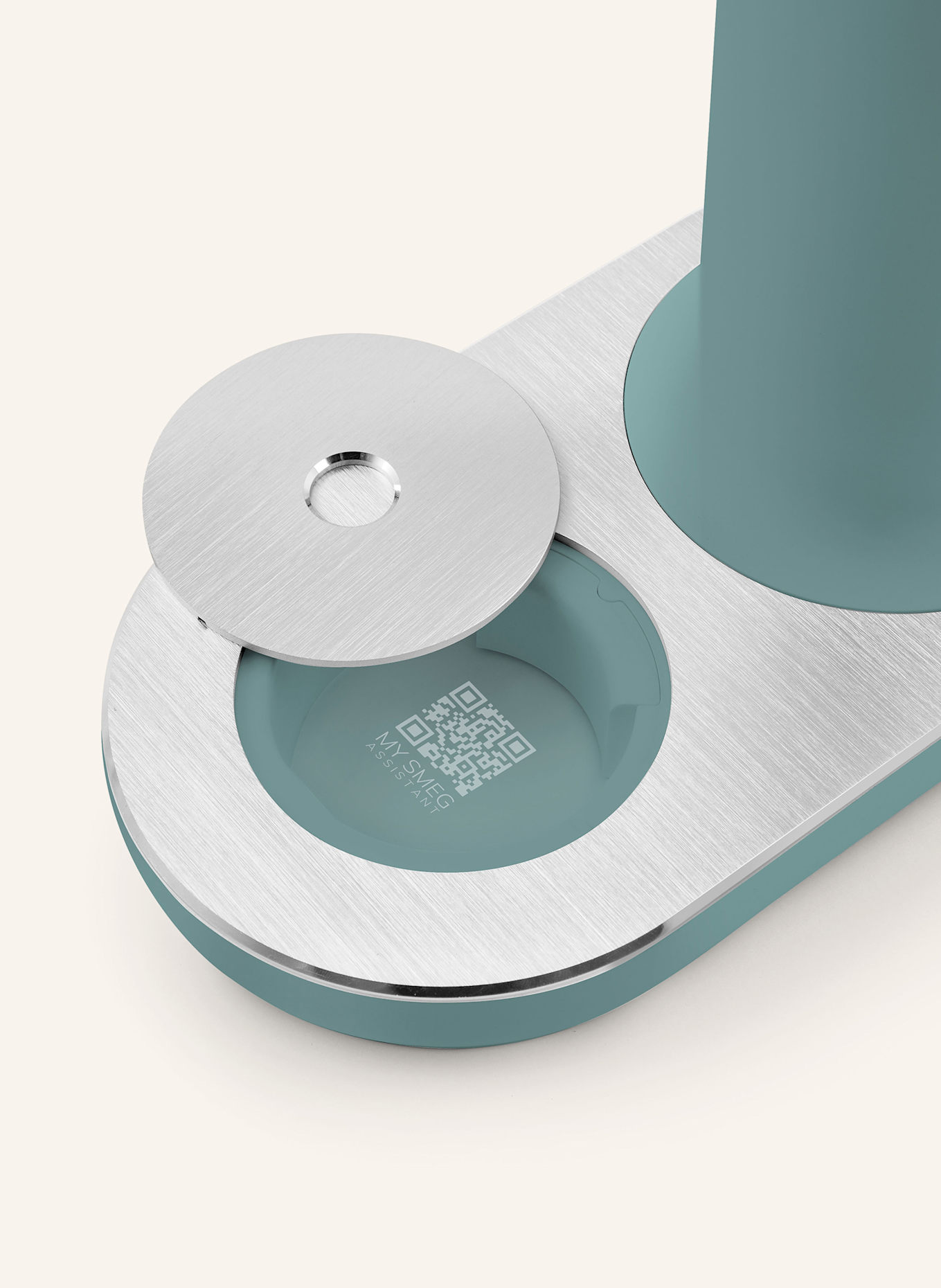 SMEG Water bubbler SKC01BLM: TEAL / WHITE