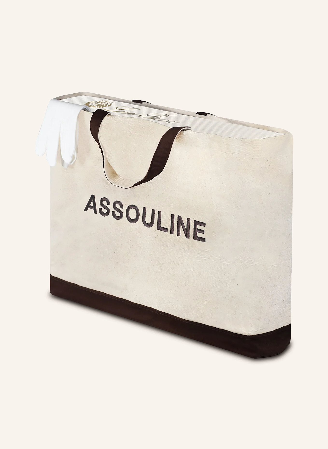 ASSOULINE Książka LORO PIANA: MASTER OF FIBRES: KREMOWY / ZŁOTY / BRĄZOWY