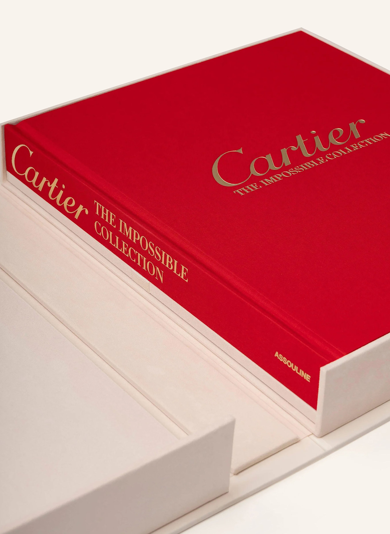 ASSOULINE Książka CARTIER: THE IMPOSSIBLE COLLECTION: KREMOWY / ZIELONY / FUKSJA