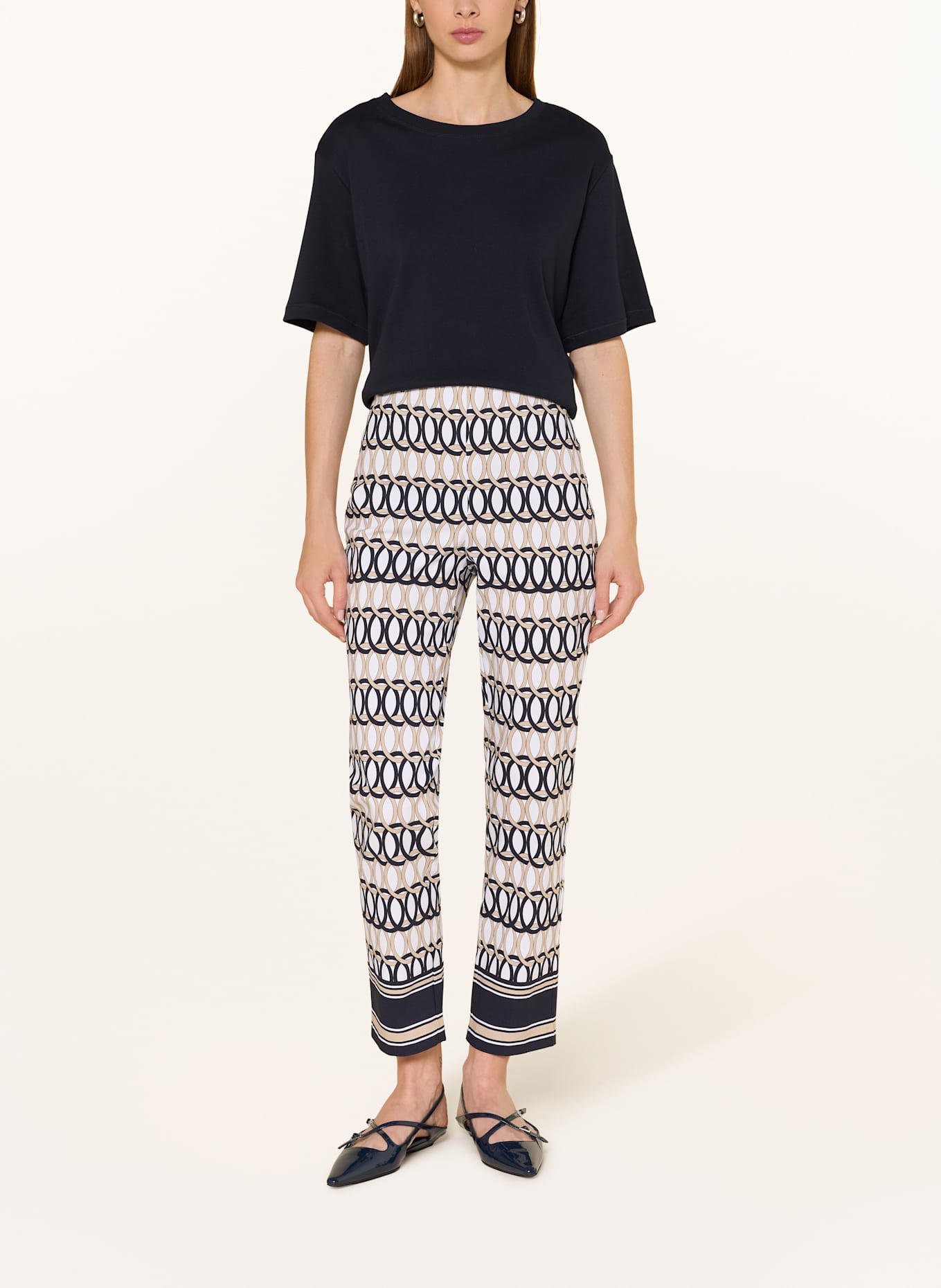 Joseph Ribkoff Hose: WEISS / SCHWARZ / HELLBRAUN