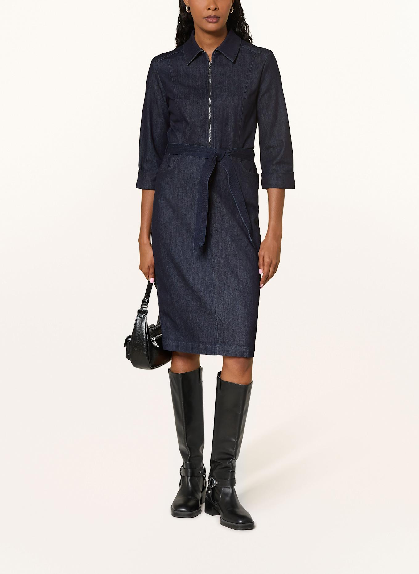 Joseph Ribkoff Jeanskleid mit 3/4-Arm: DUNKELBLAU