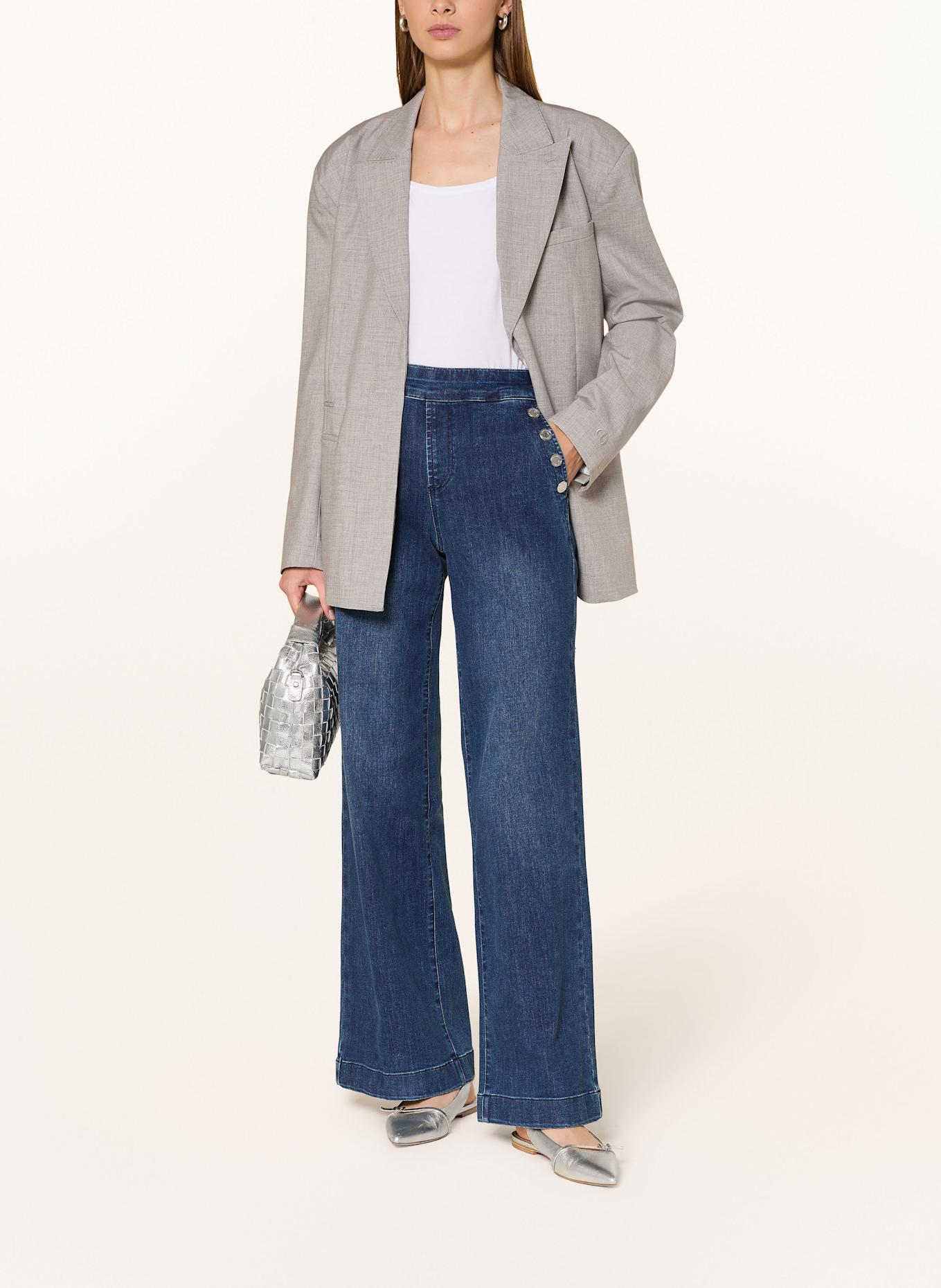 Joseph Ribkoff Wide leg jeans: BLUE