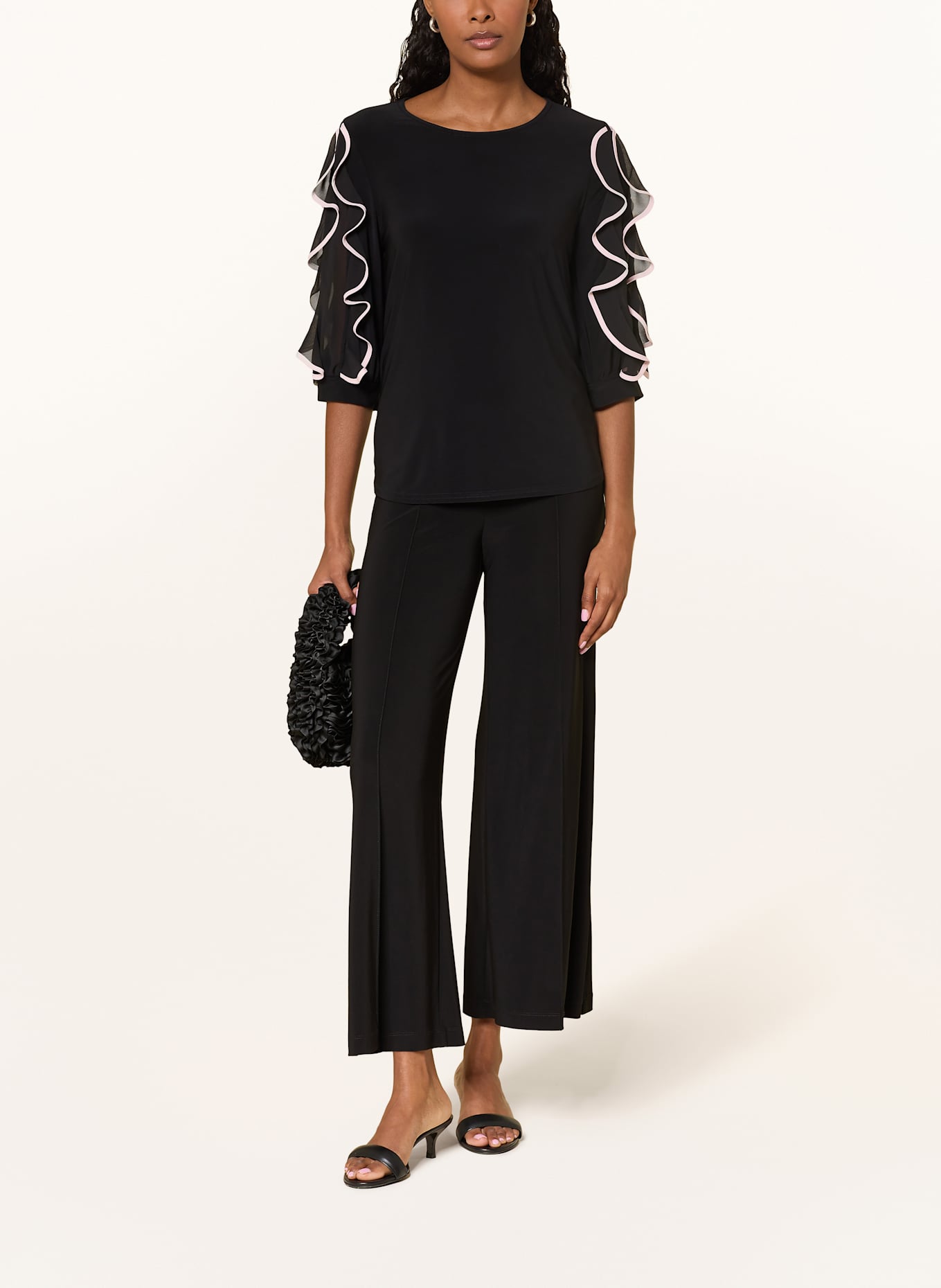 Joseph Ribkoff Marlenehose aus Jersey: SCHWARZ