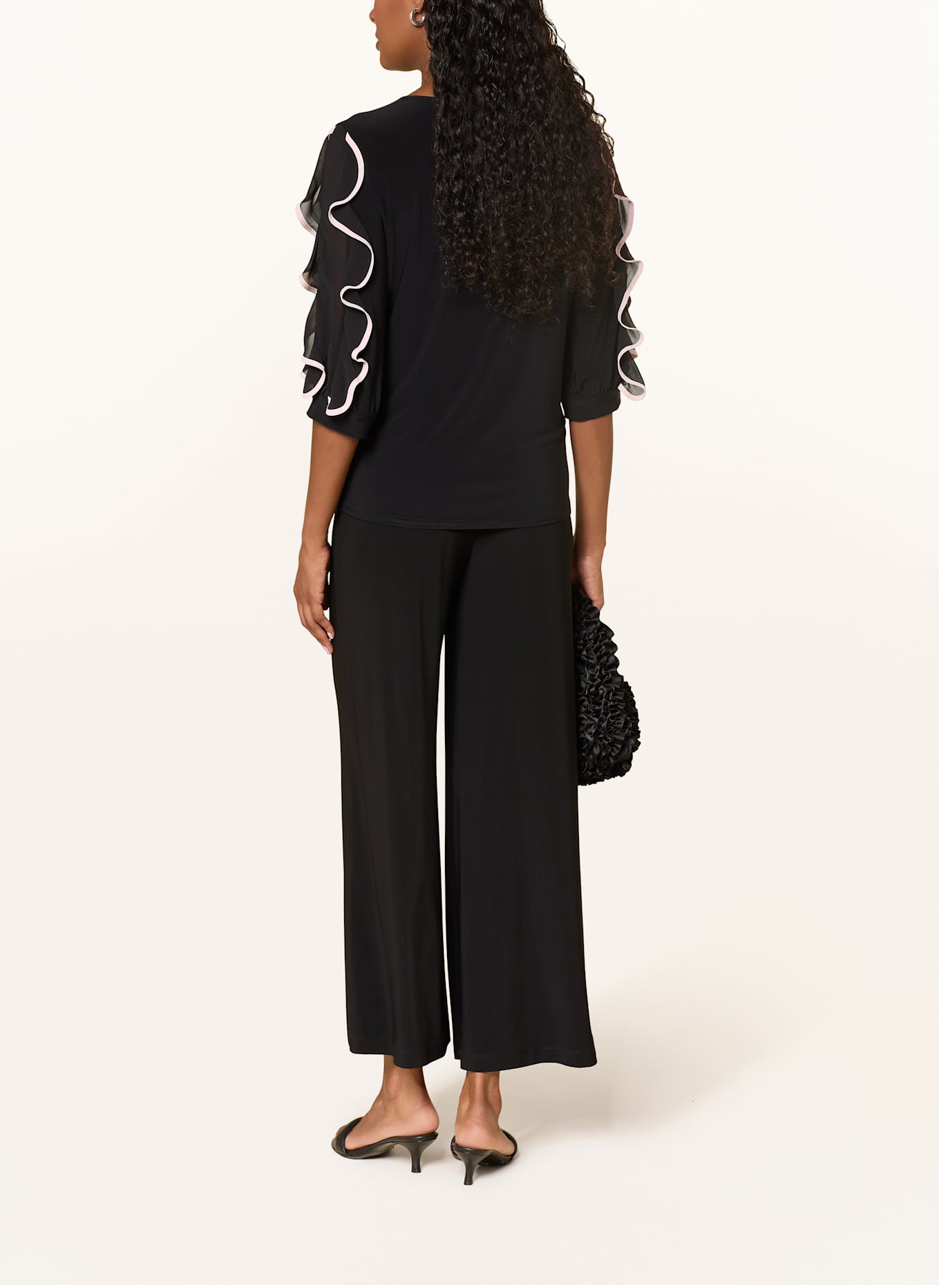 Joseph Ribkoff Marlenehose aus Jersey: SCHWARZ