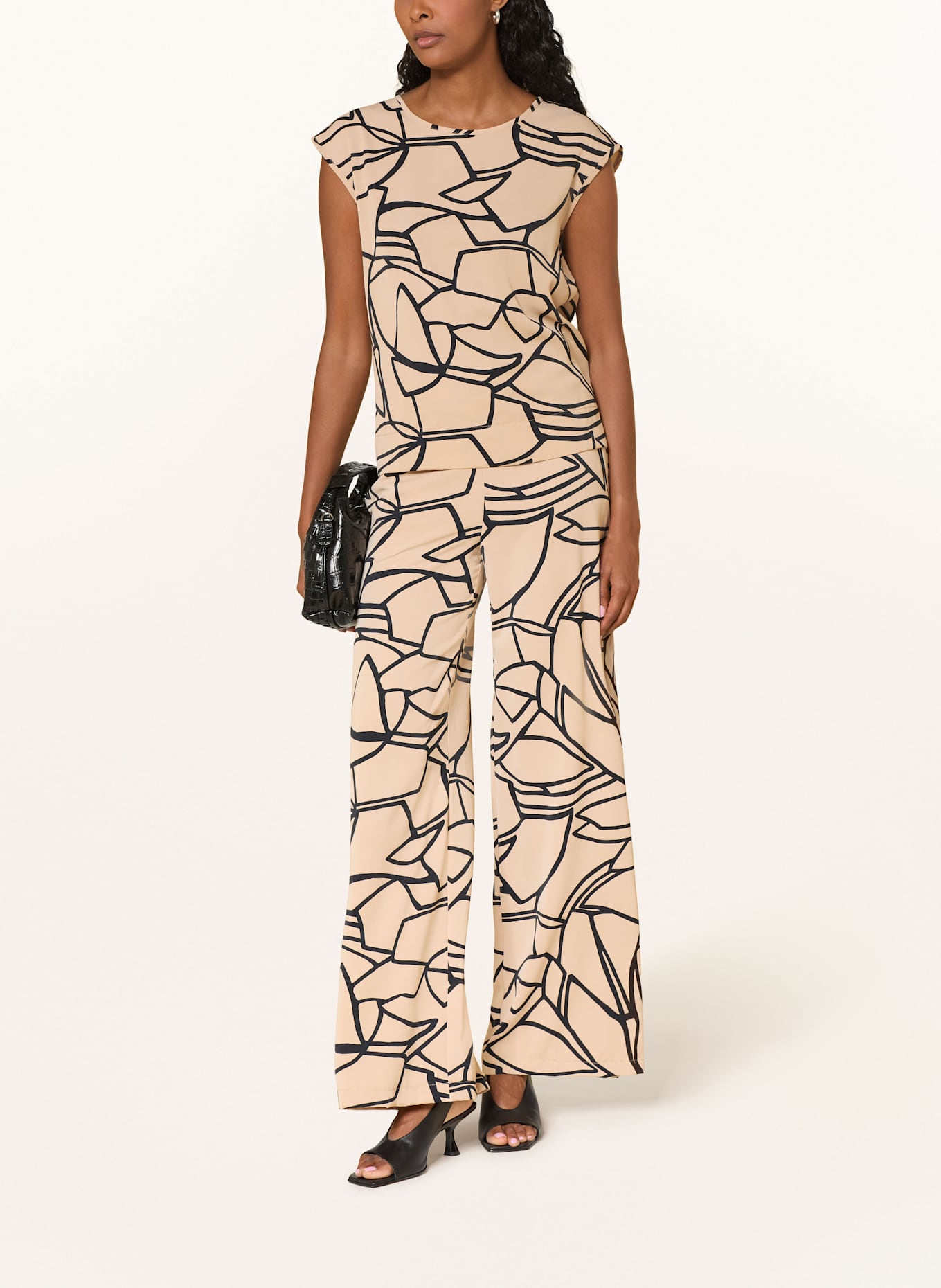 Joseph Ribkoff Blusentop: BEIGE / SCHWARZ