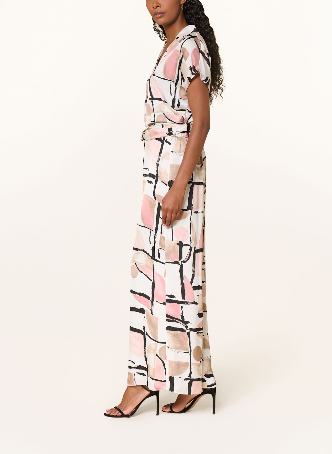 Joseph Ribkoff Marlenehose aus Satin: ALTROSA / BEIGE / SCHWARZ