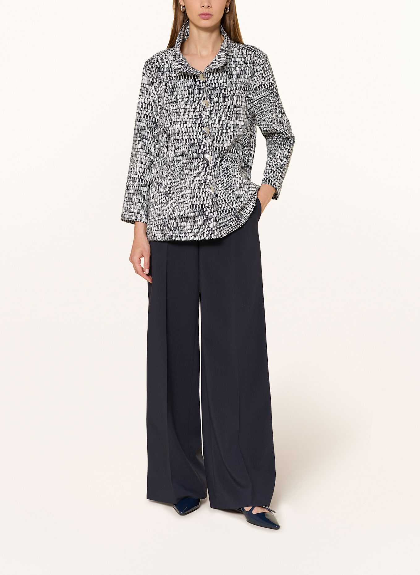 Joseph Ribkoff Jacke: WEISS / SCHWARZ