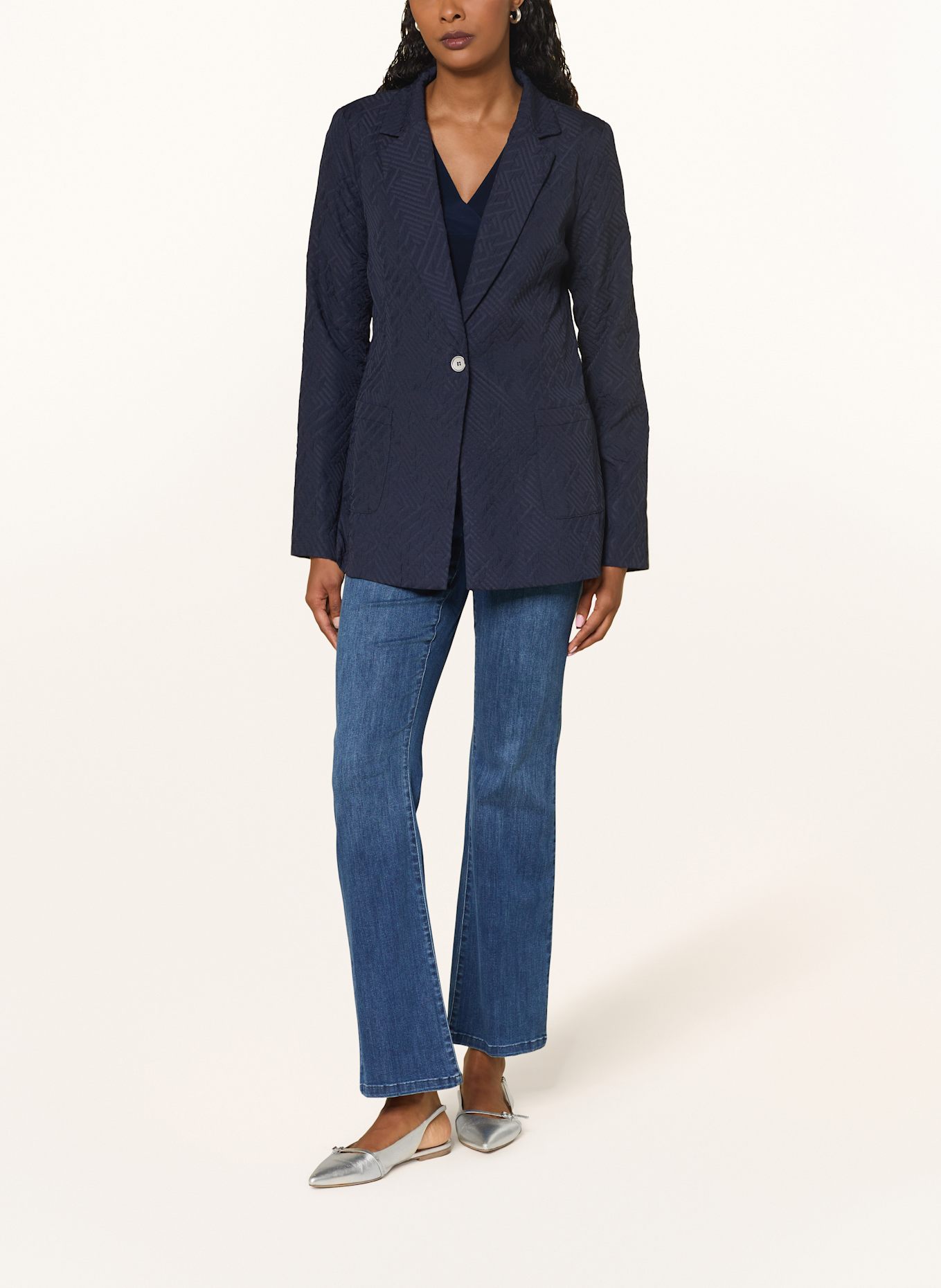 Joseph Ribkoff Blazer: DARK BLUE