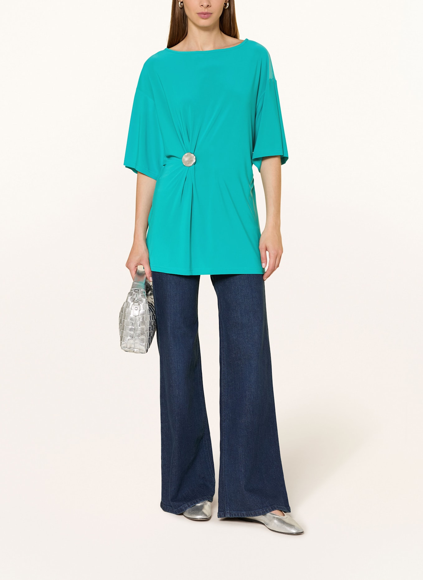 Joseph Ribkoff Blusenshirt aus Jersey mit 3/4-Arm: TÜRKIS