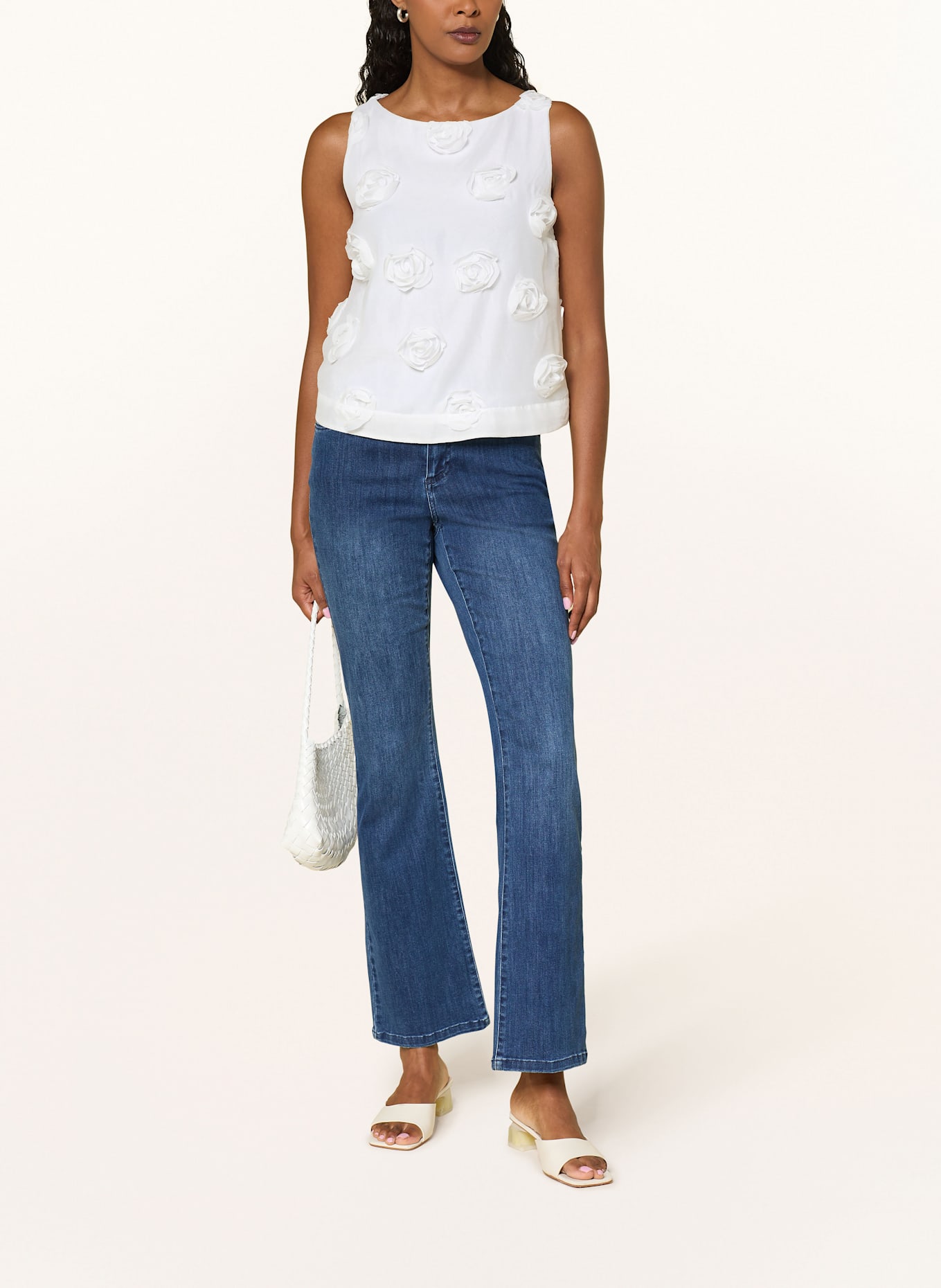 Joseph Ribkoff Top: ECRU