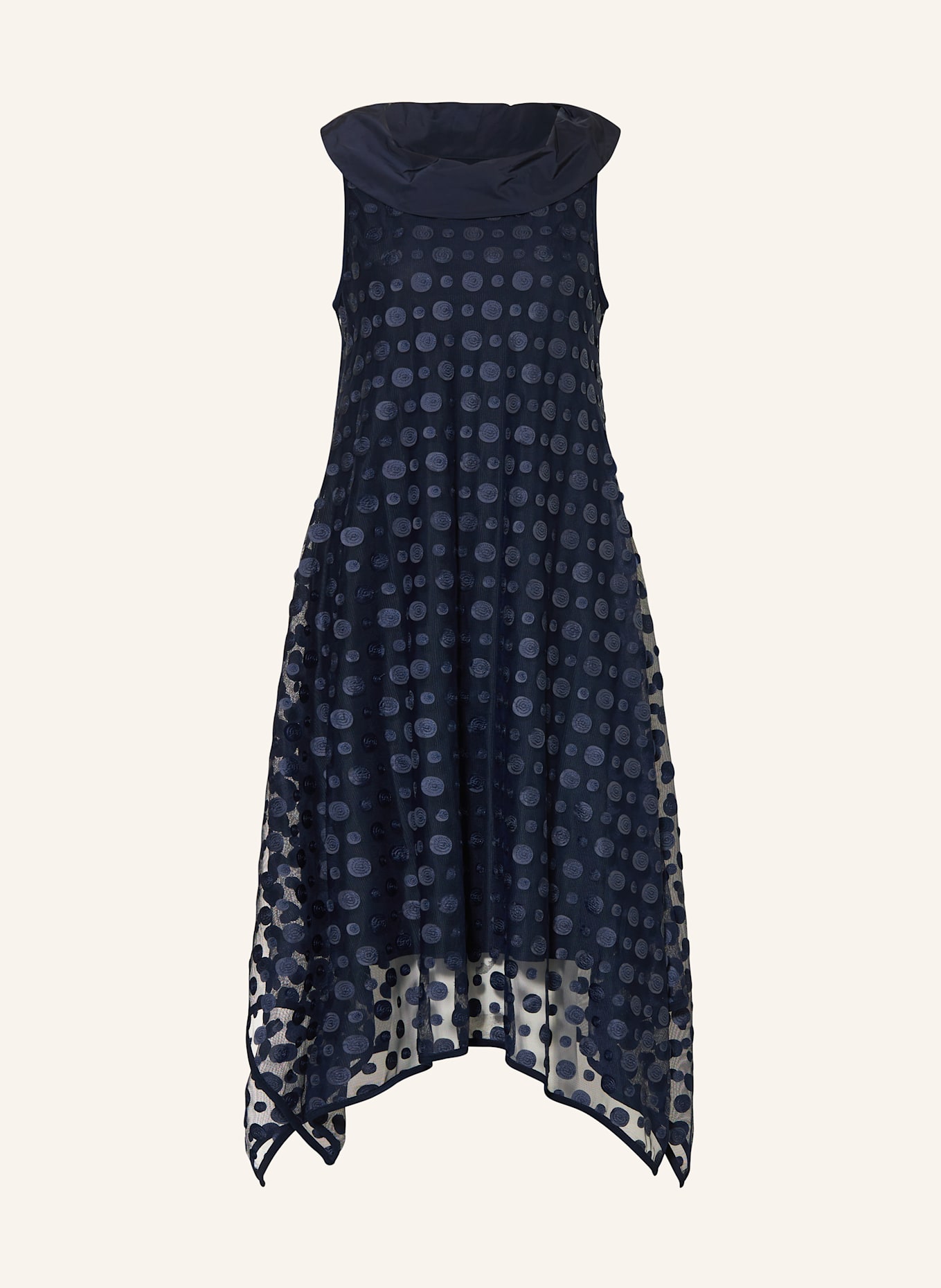 Joseph Ribkoff Mesh-Kleid: DUNKELBLAU