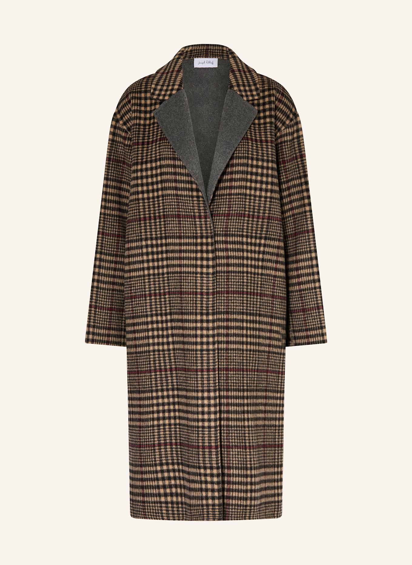 Joseph Ribkoff Mantel: BEIGE / SCHWARZ / ROT