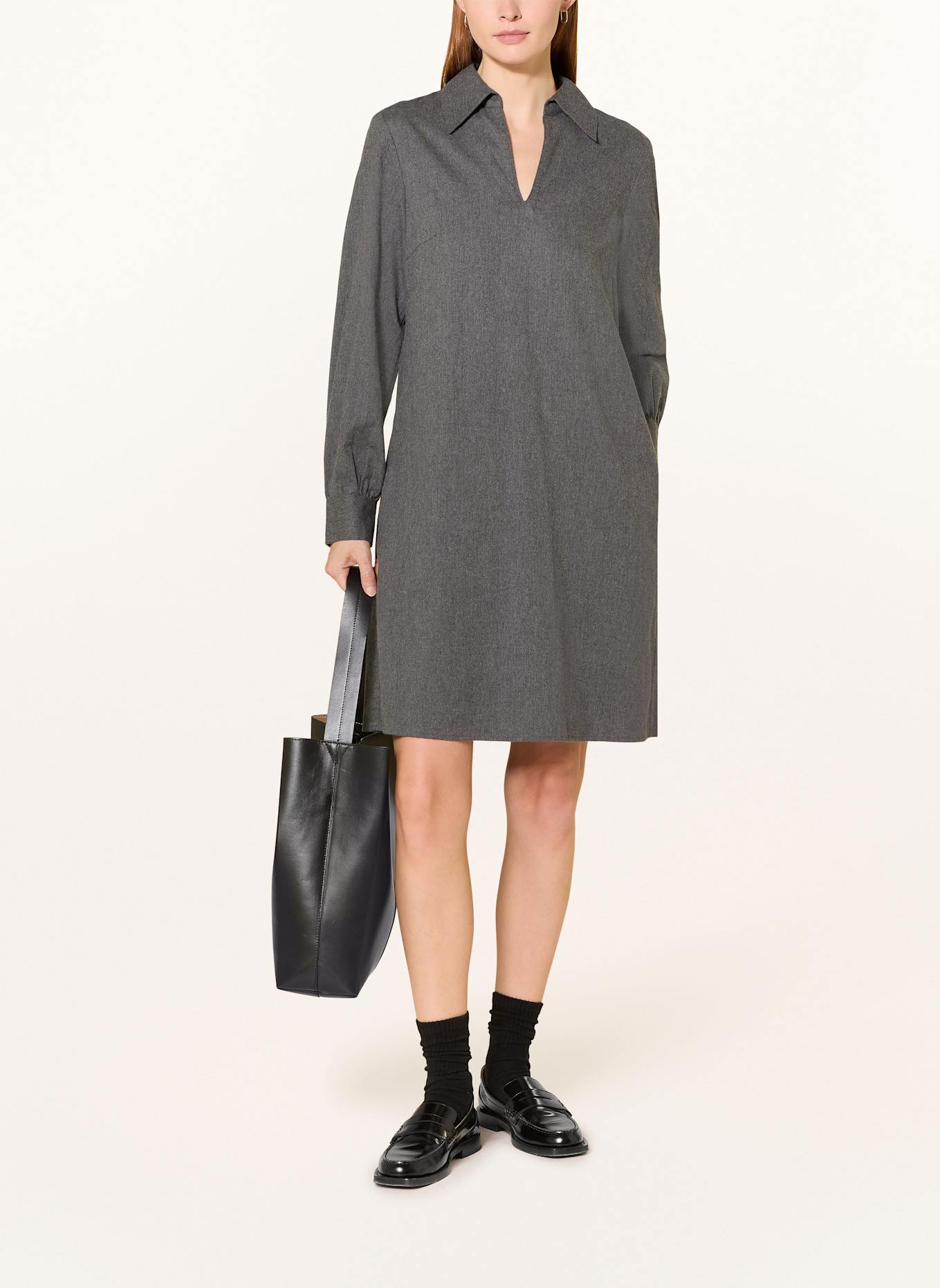 Marc O'Polo Flanellkleid: GRAU