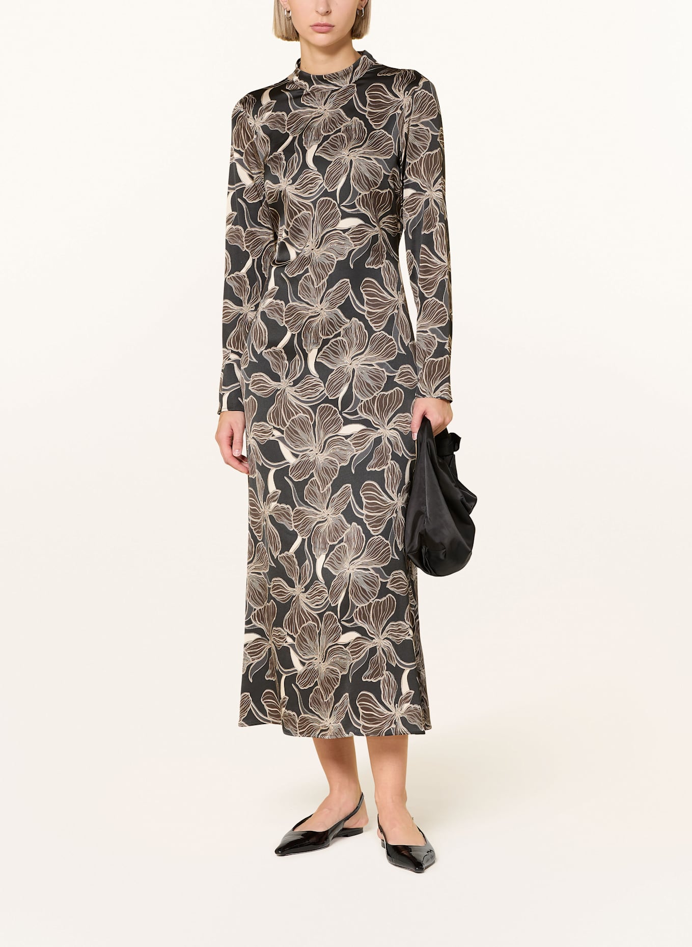 Marc O'Polo Kleid: DUNKELGRAU / BRAUN / BEIGE