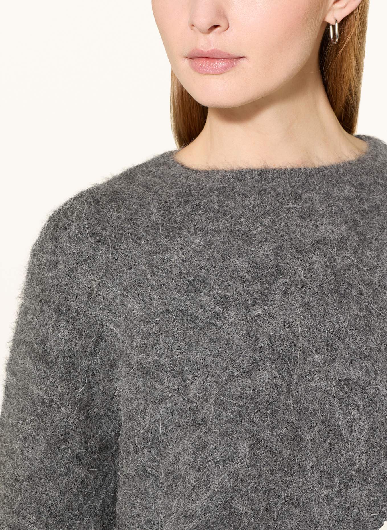 Marc O'Polo Alpaka-Pullover: DUNKELGRAU