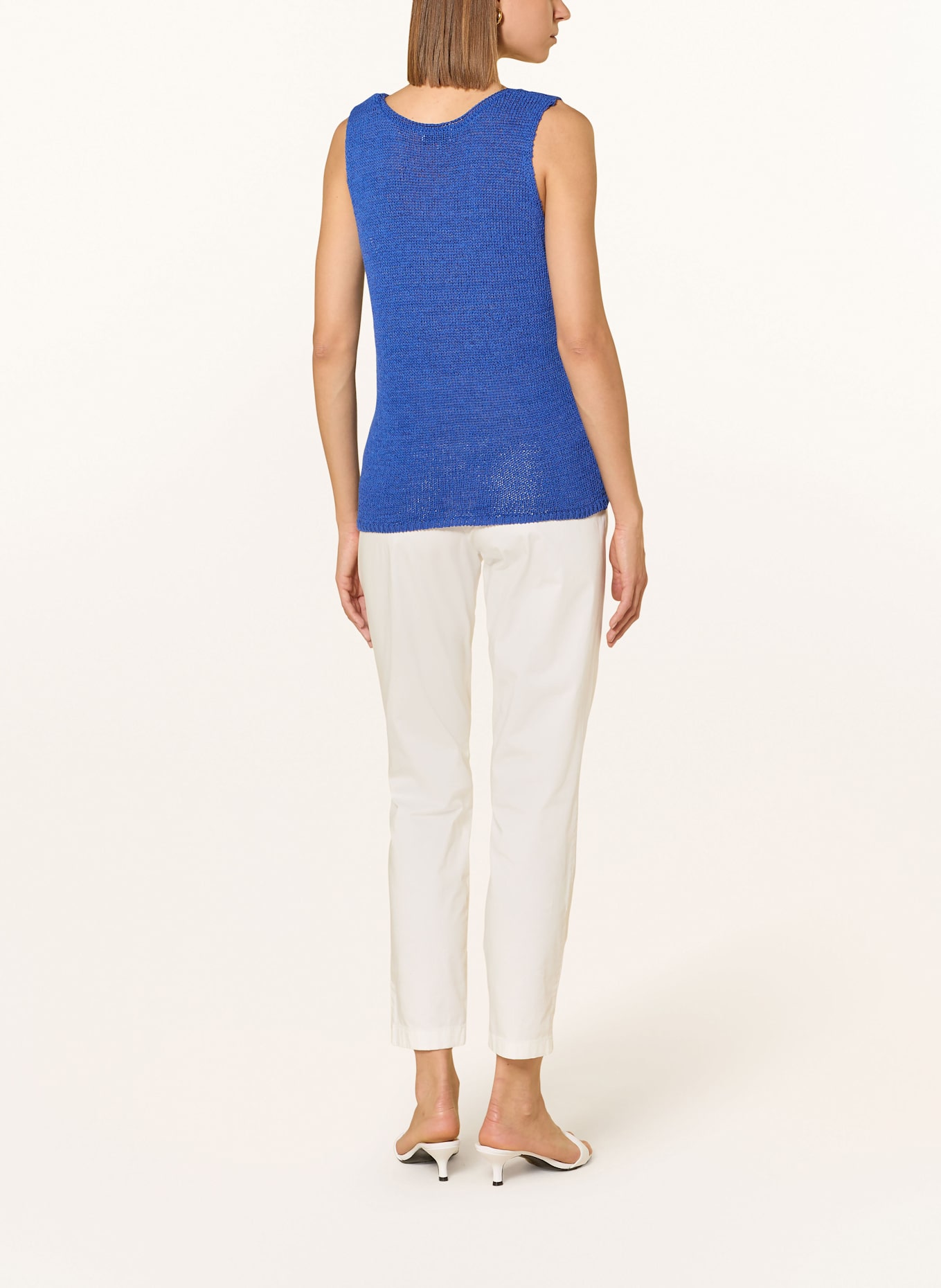 CINQUE Knit top CILIV with linen: 65 BLAU