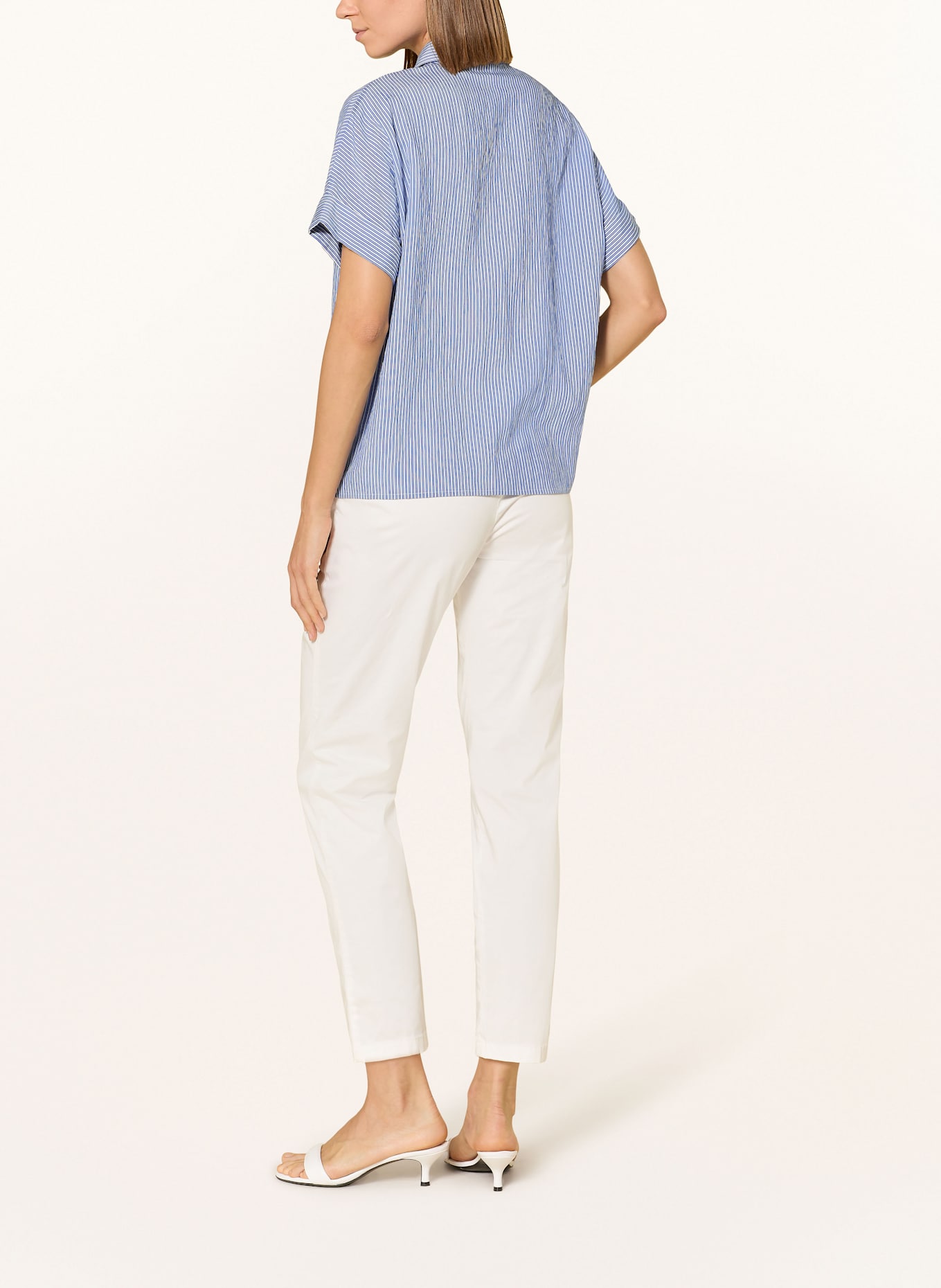 CINQUE Hemdbluse CITAMM: BLAU / WEISS