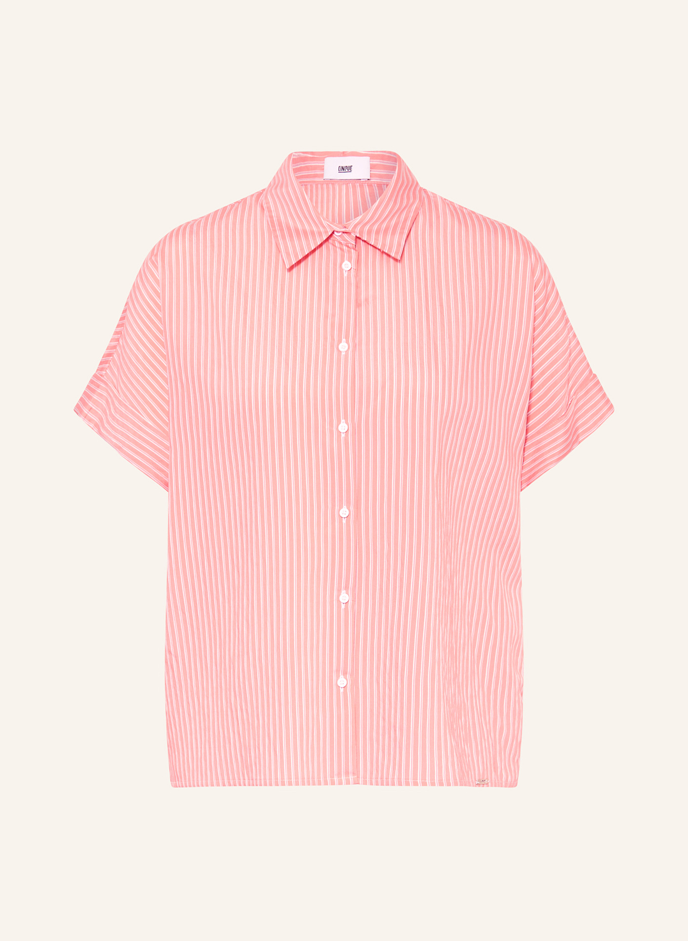 CINQUE Hemdbluse CITAMM: LACHS / HELLLILA / WEISS