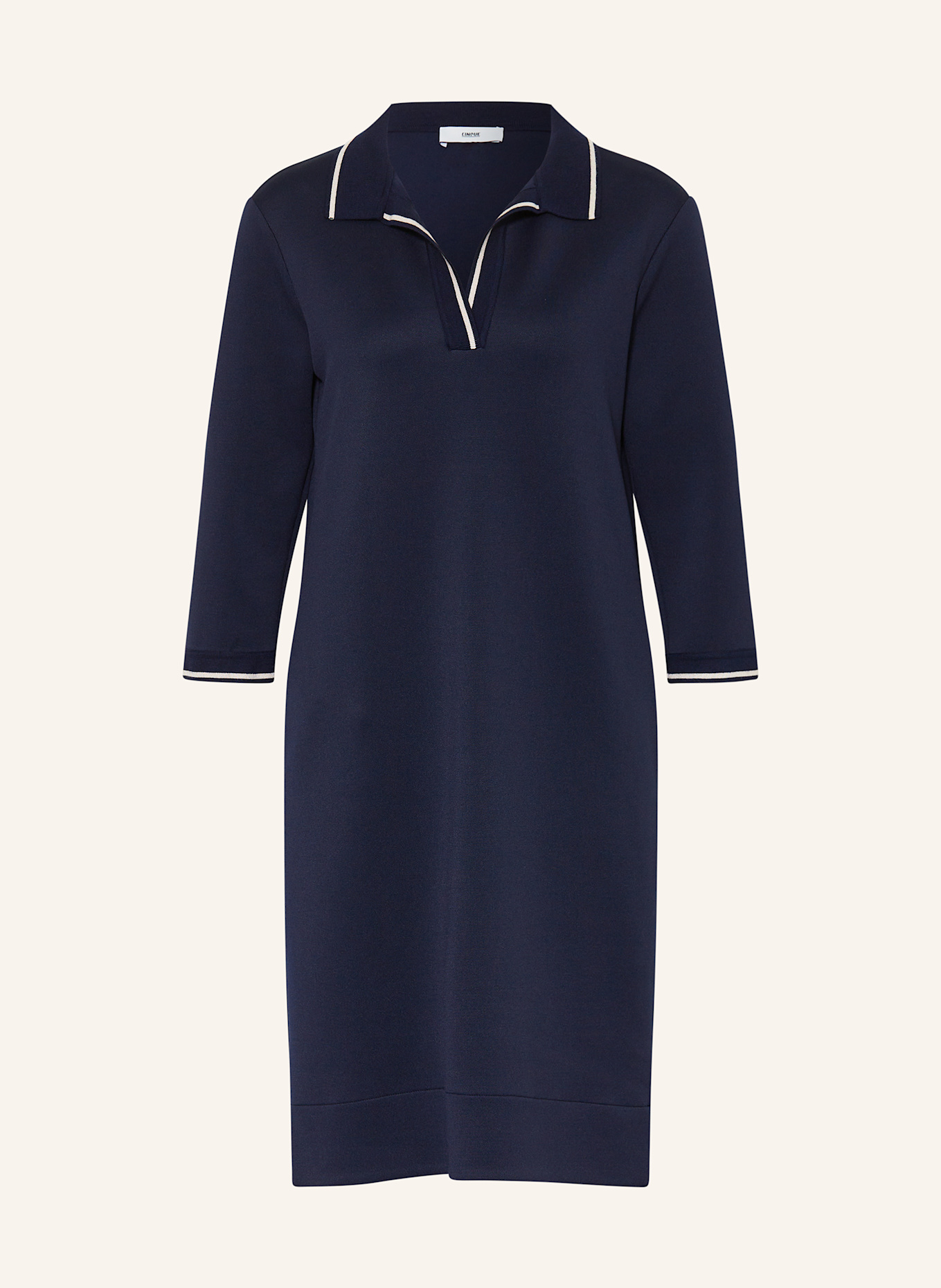 CINQUE Šaty CIDANILO: TMAVĚ MODRÁ