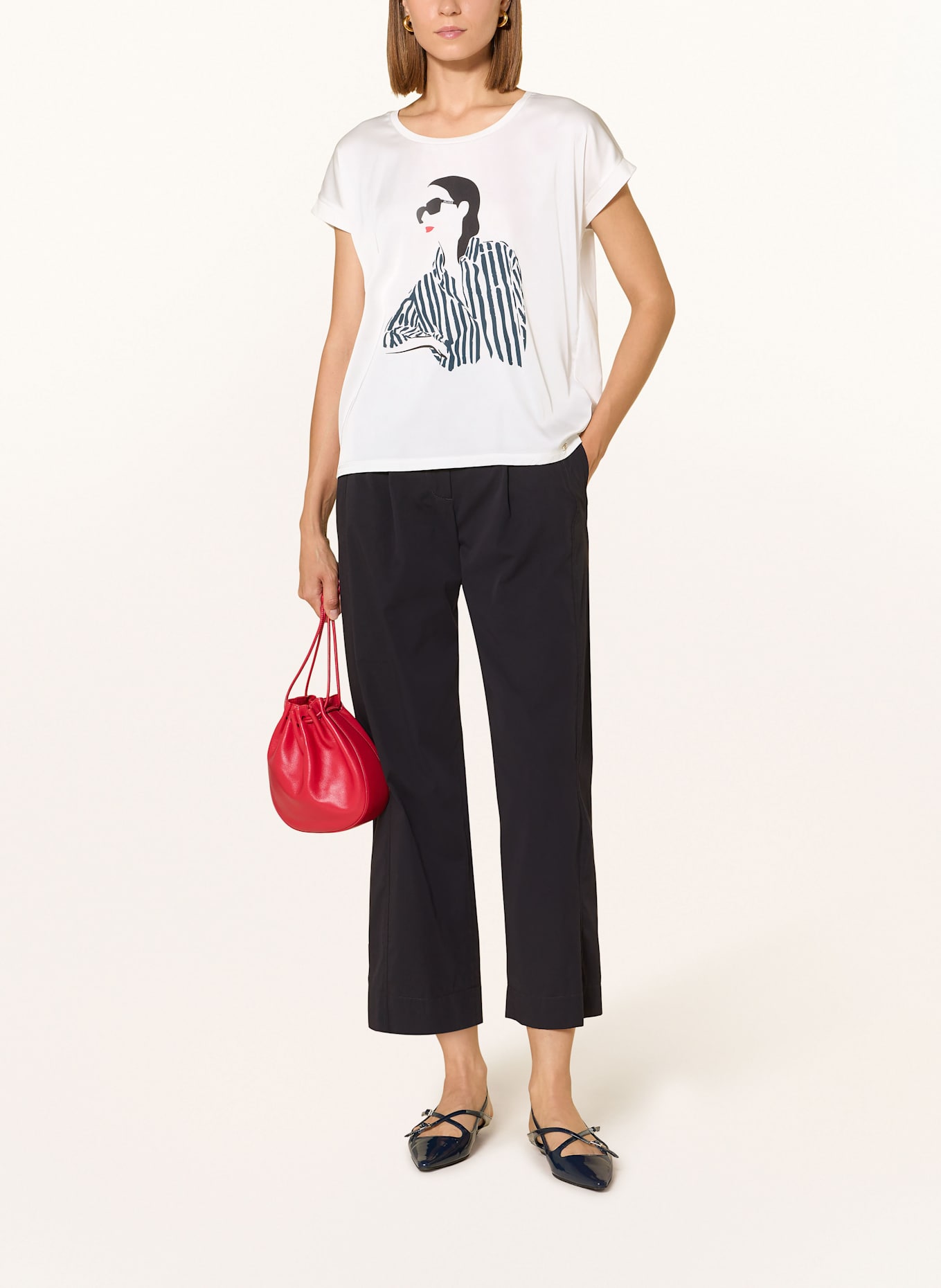 CINQUE Tričko CISIORA: BÍLÁ